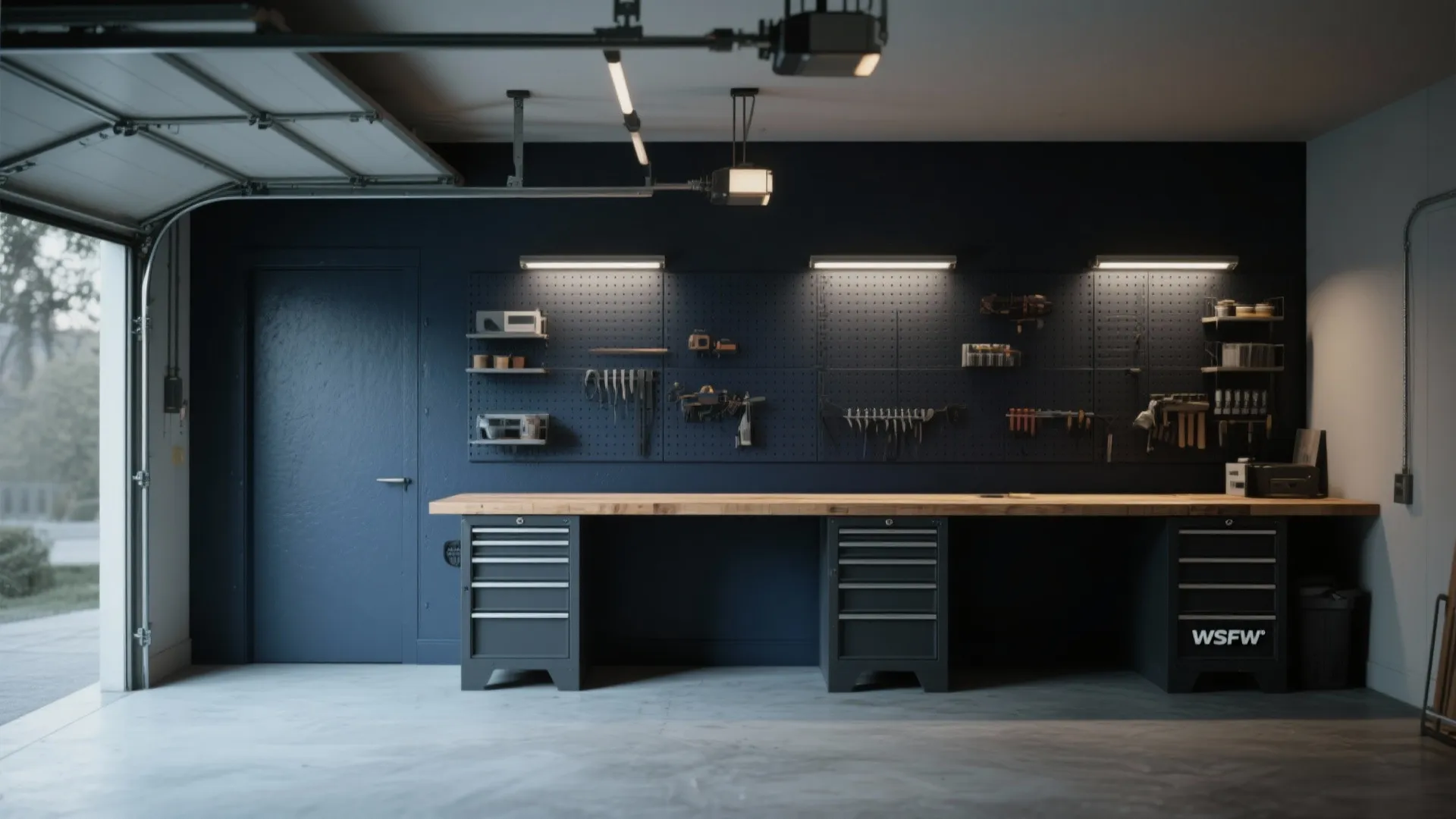 3. Bold Accent Wall with Practical Protection