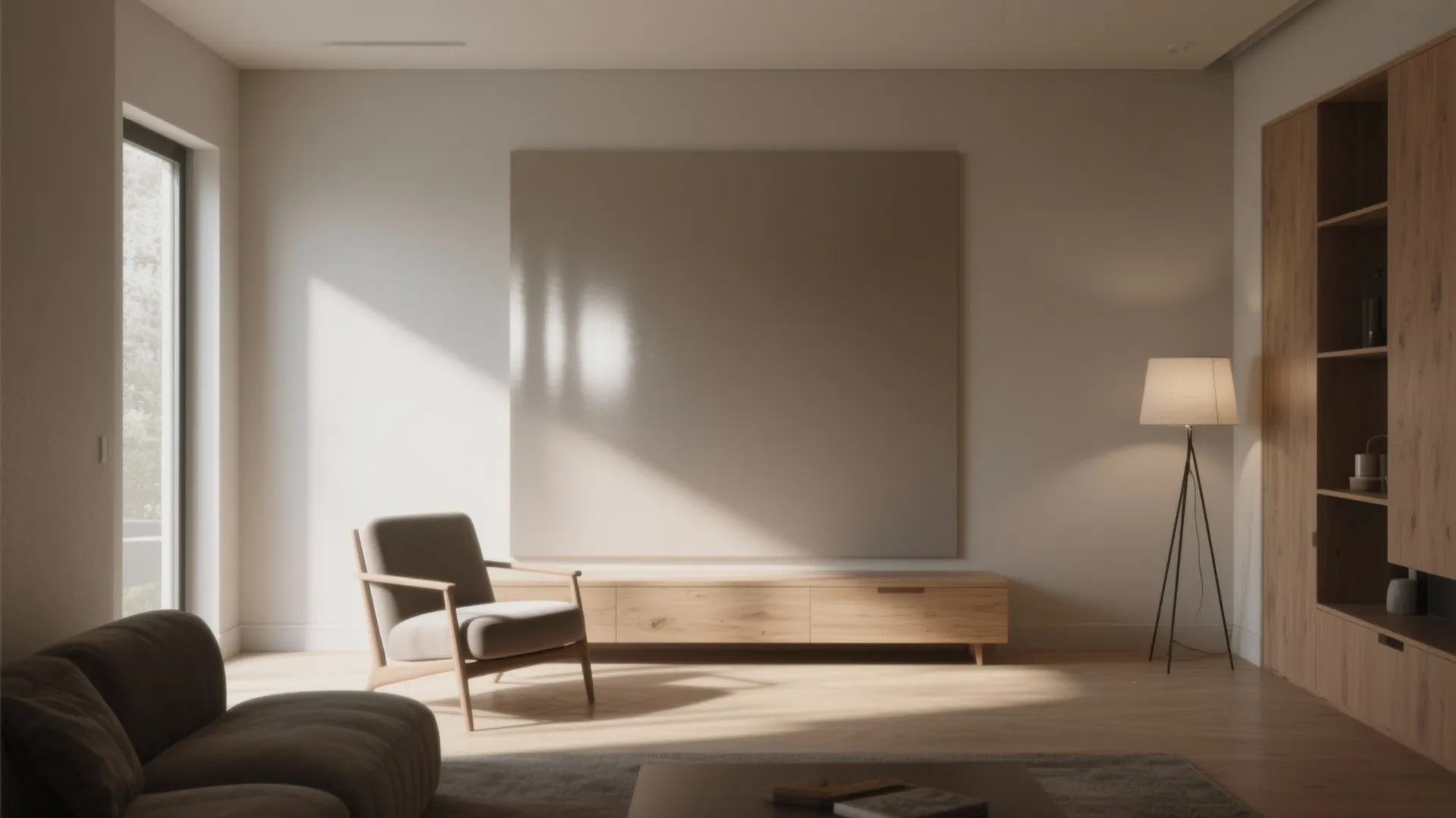 1. Soft Reflective Accent Wall