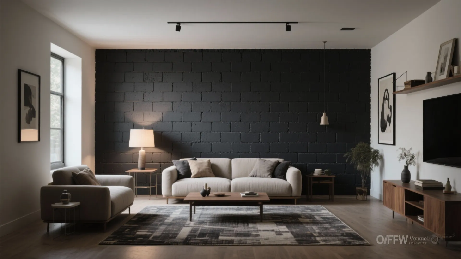 3. Create a Feature Wall with a Bold Accent