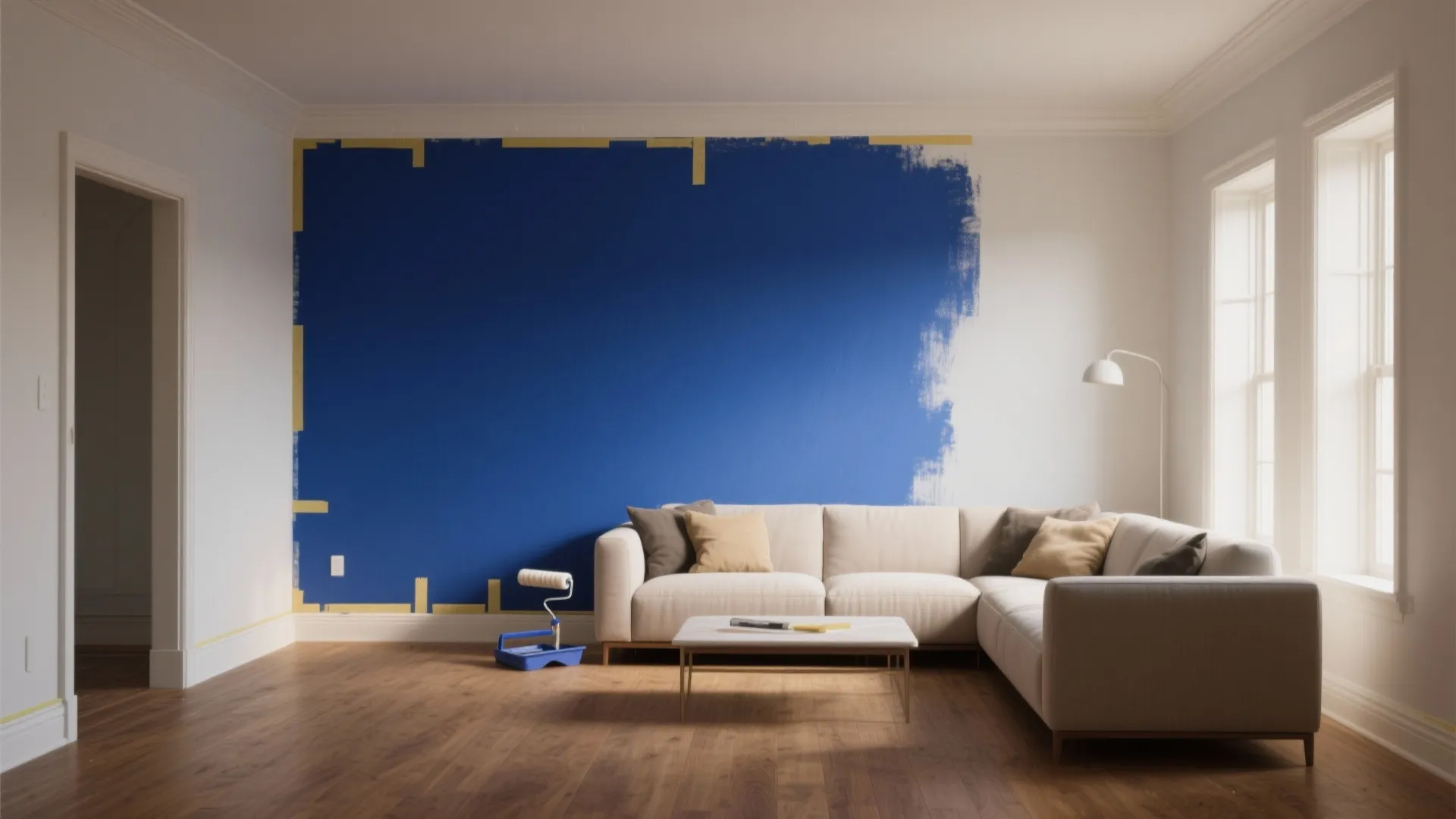 2. Accent Walls to Add Depth without Breaking the Bank