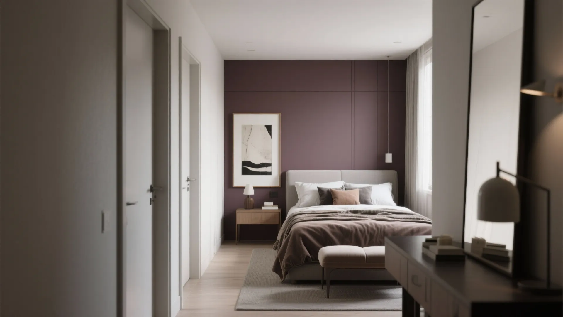 3. Accent walls with smart placement