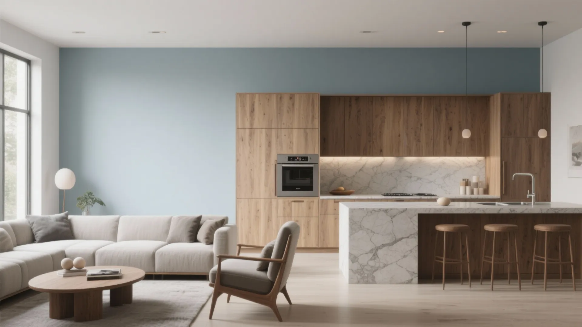 3. Make Accent Walls Subtle, Not Loud