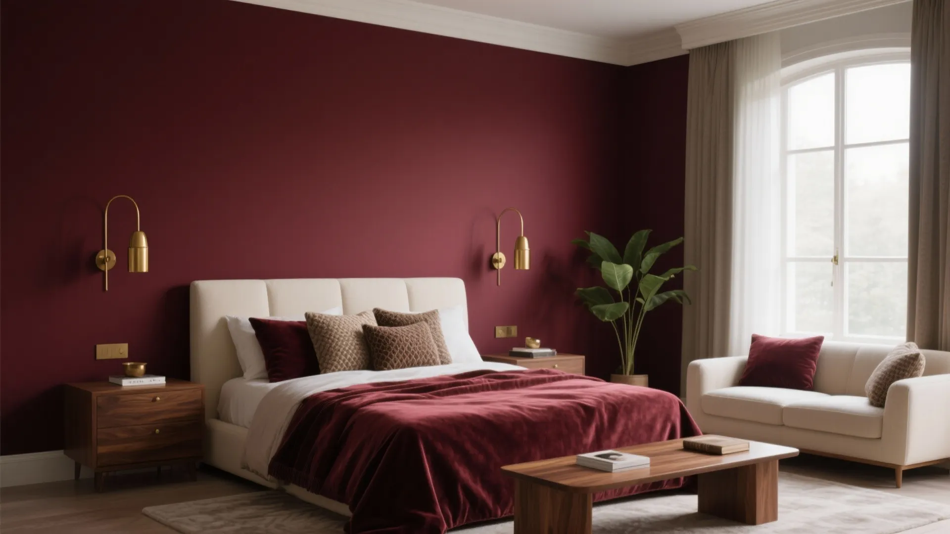 1. Deep and Dramatic Accent Wall