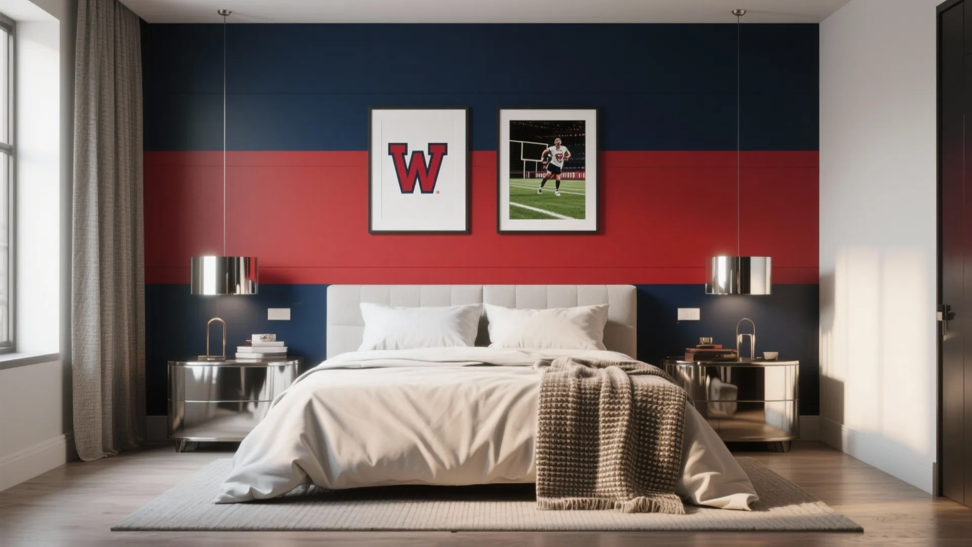 Sports Bedroom Decorating Ideas — 5 Creative Looks: Fun, functional and fan-first: five sports bedroom decorating ideas I use for small spaces