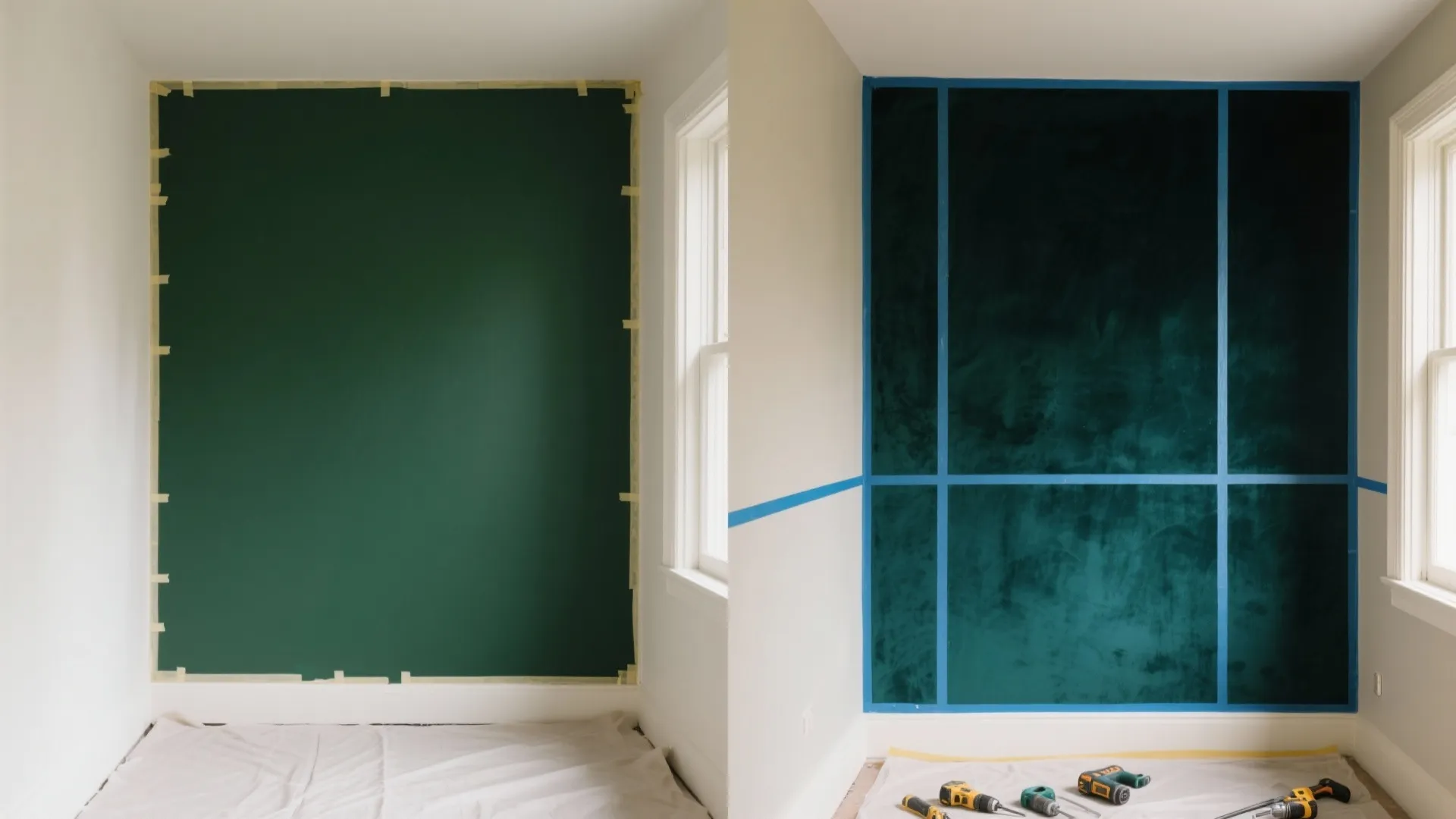 3) One-Day Accent Wall: Big Impact, Smaller Clock