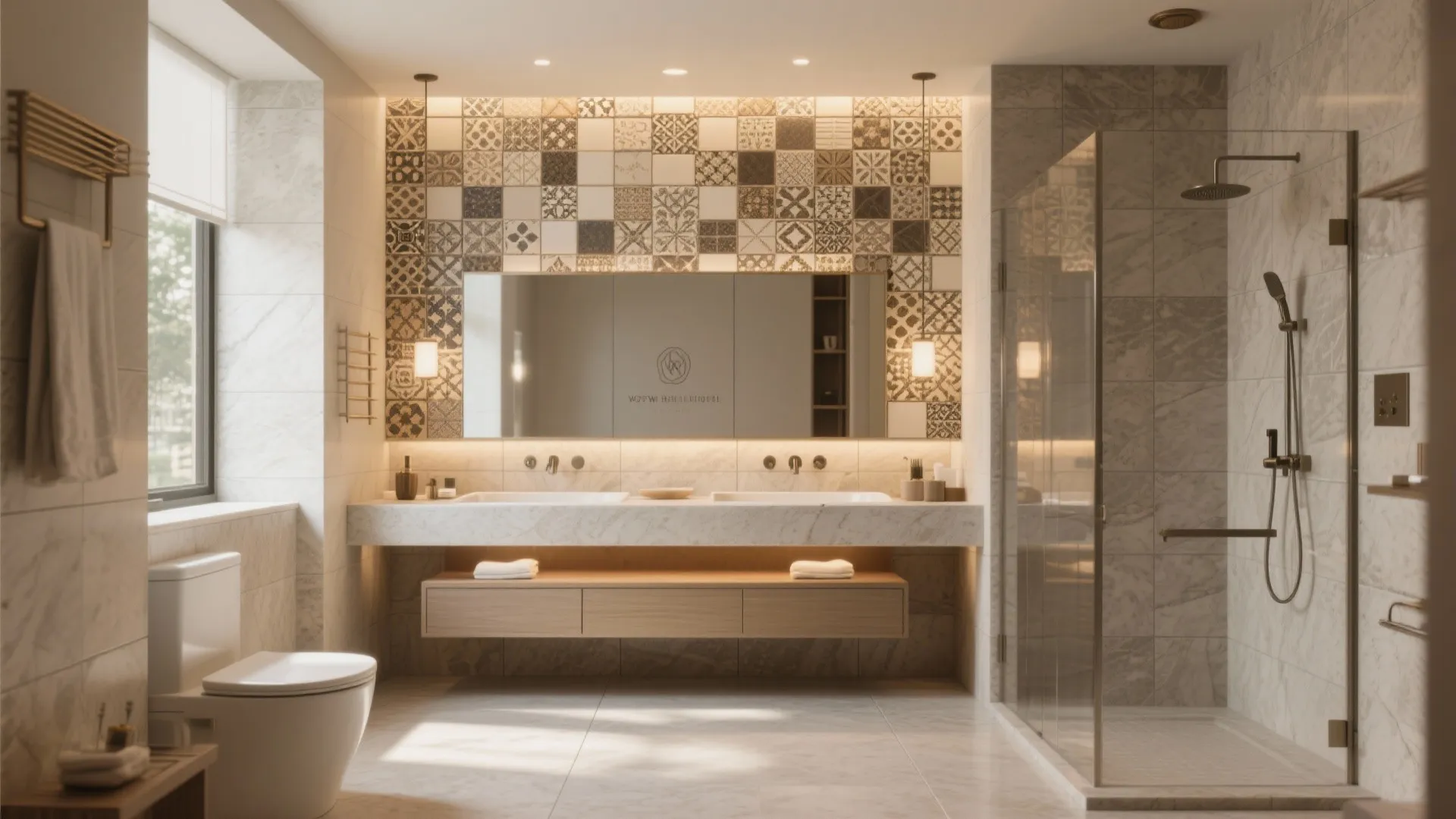 One Statement Wall, Calm Everywhere Else