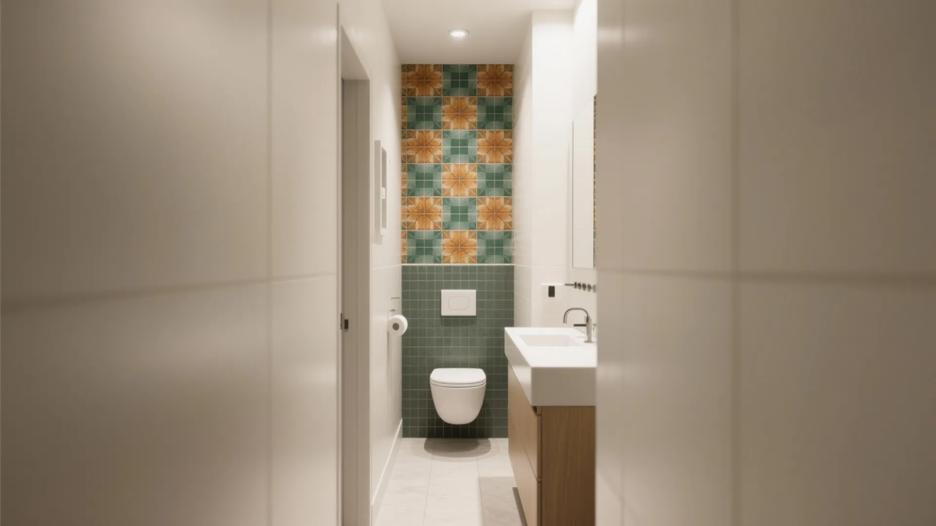 7. Accent Wall at the Far End