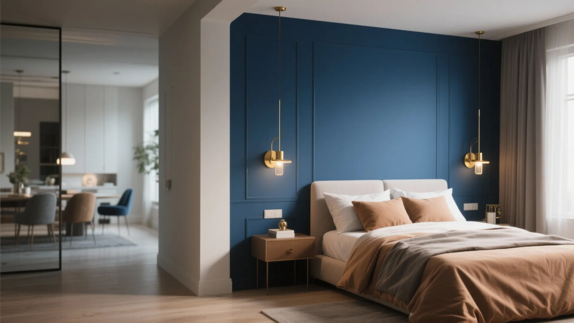 Accent Wall Behind the Bed