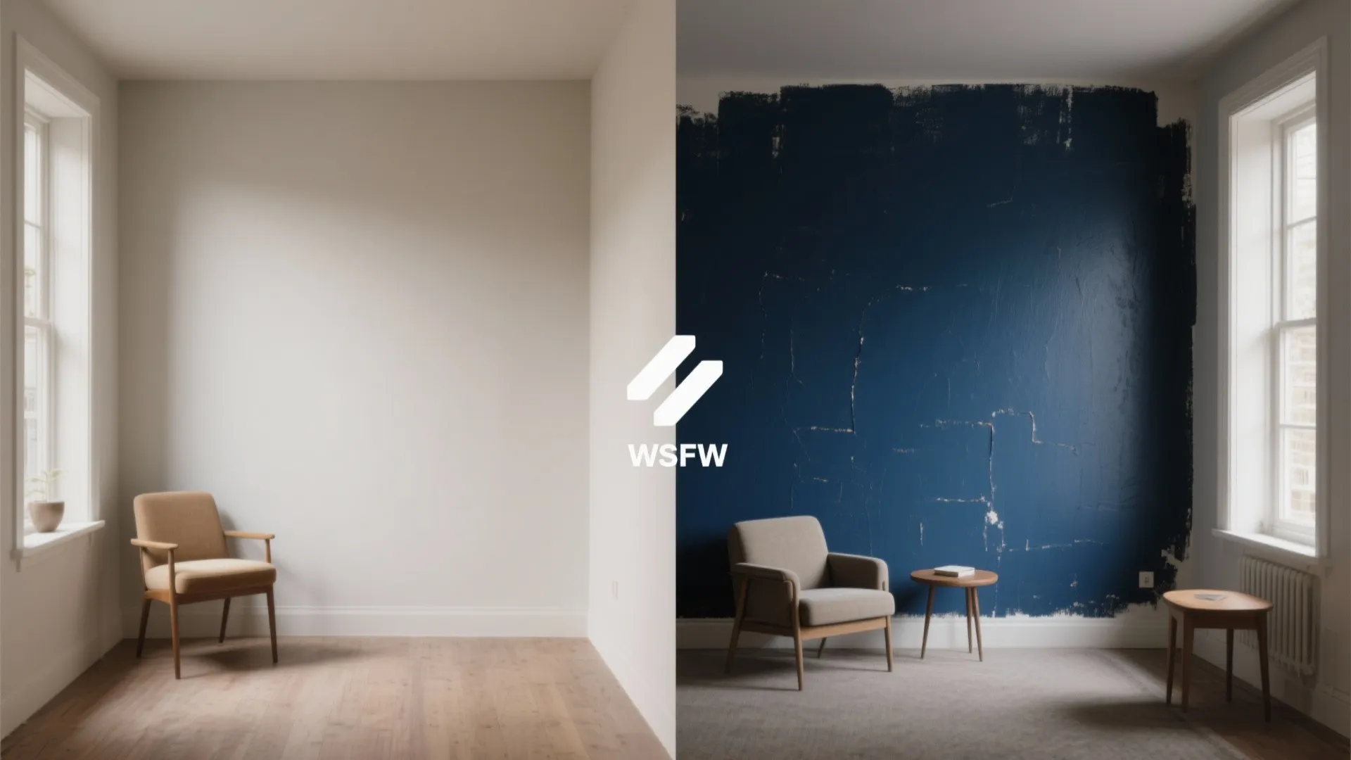 2. Create a bold accent wall with a deep, high-pigment one-coat