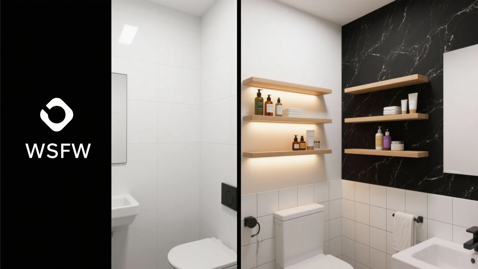 3. Partial black wallpaper: accent wall or ceiling application