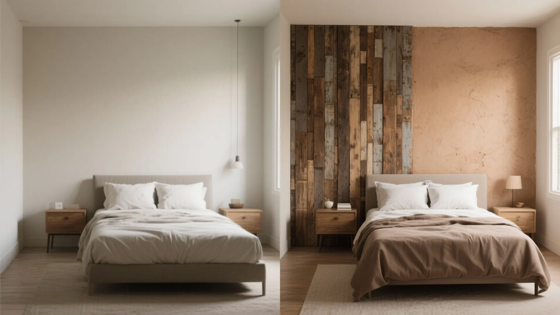 5. Minimal Rustic Accent Wall