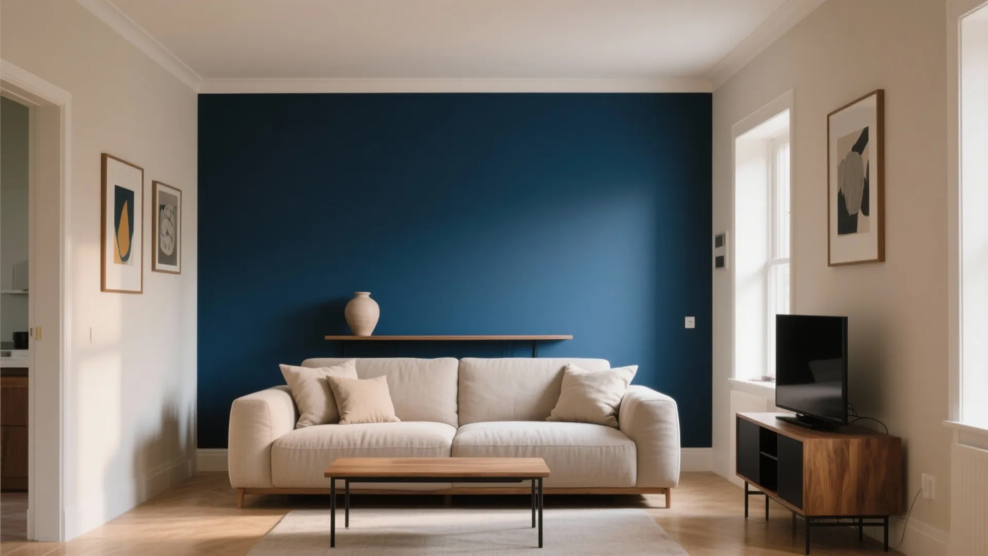 Bold Accent Wall for Zoning