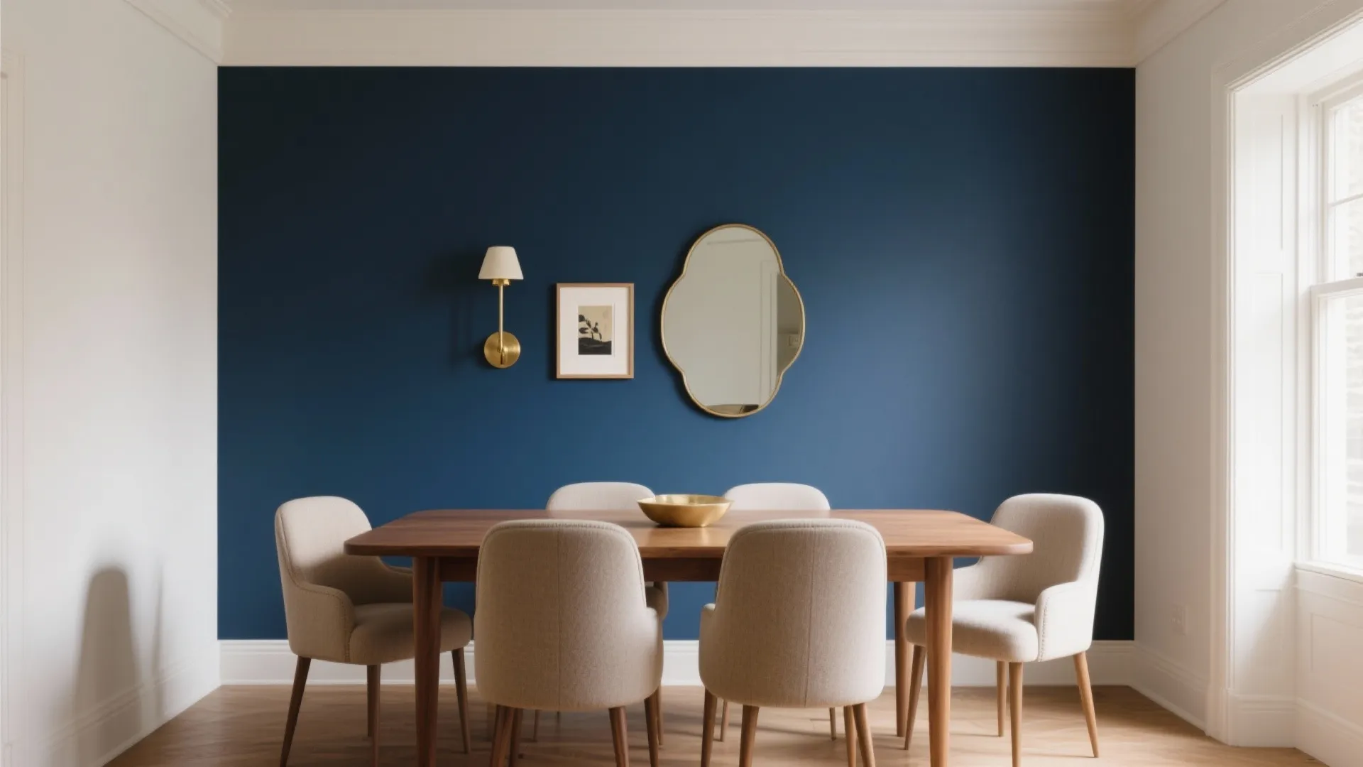 Moody Accent Wall (Deep Blue or Green)