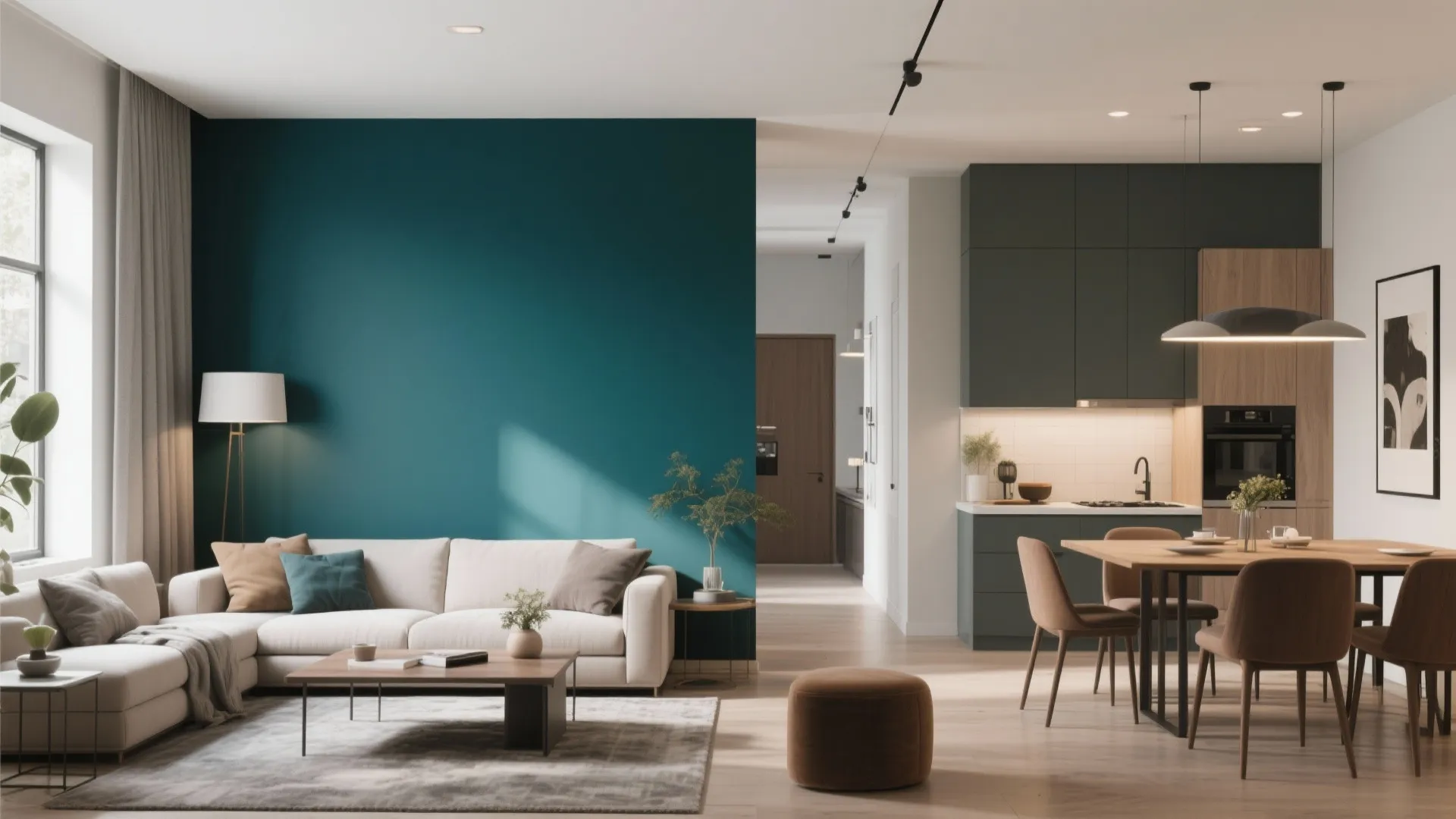 Accent Wall Color Blocking