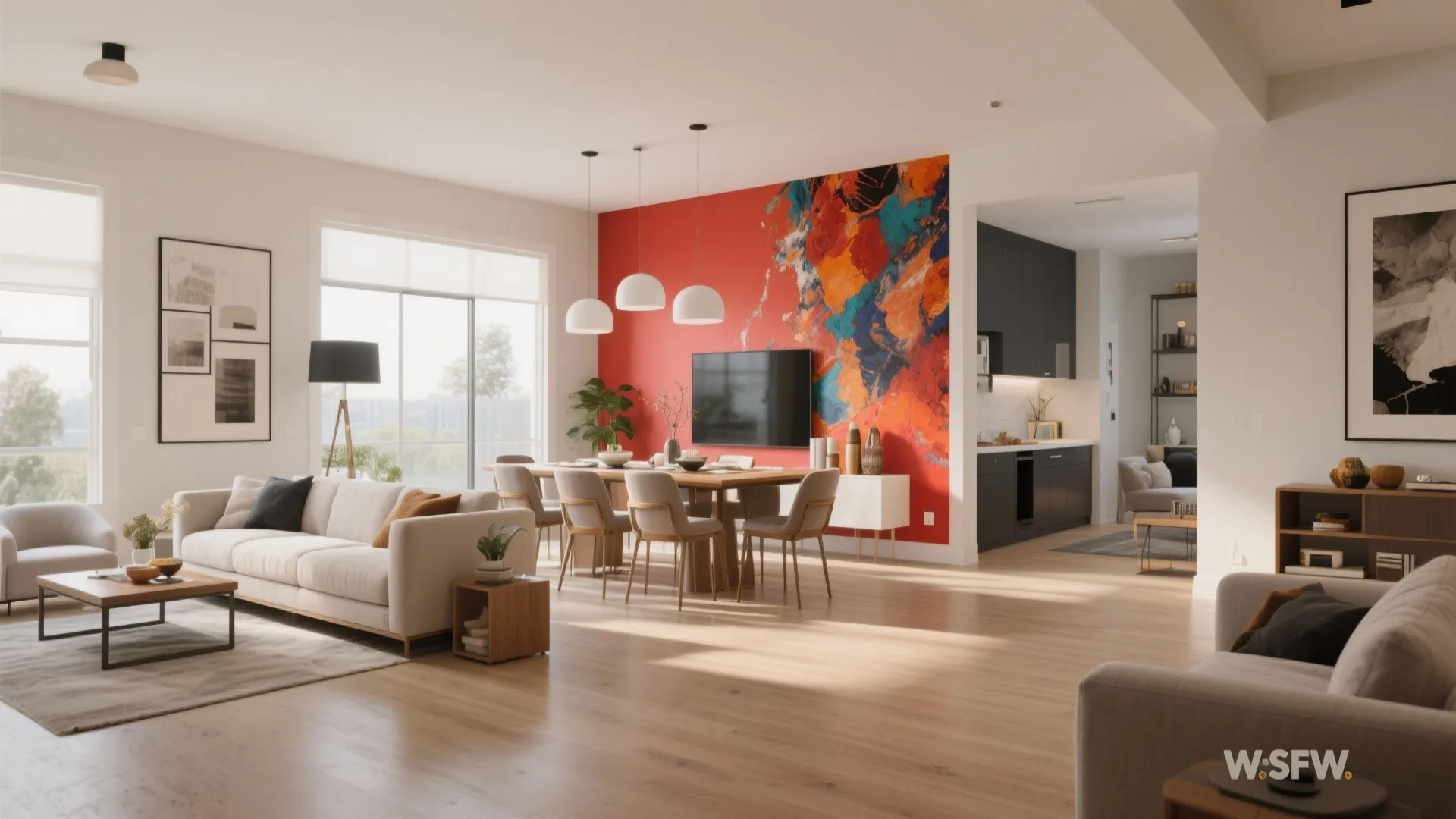 10. Accent Walls for Contrast