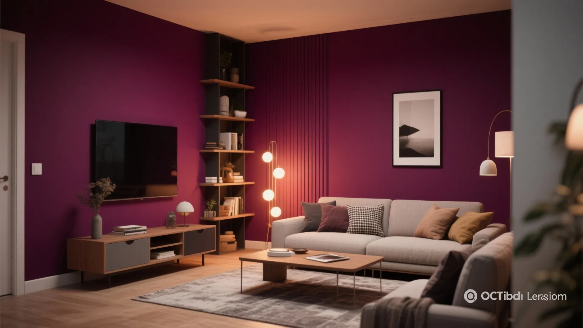 Accent Wall & Vertical Design