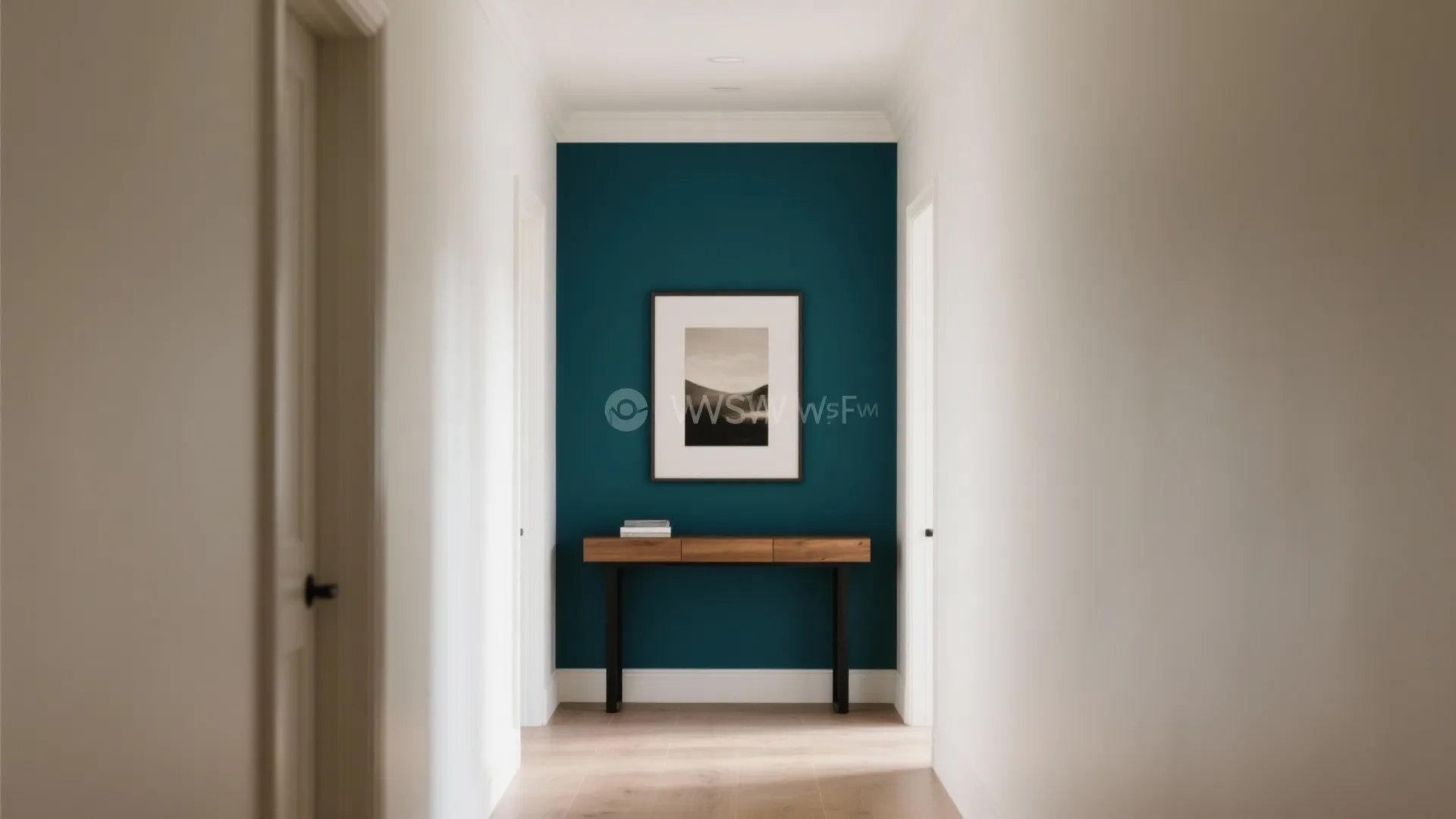 Bold Accent Wall for Depth