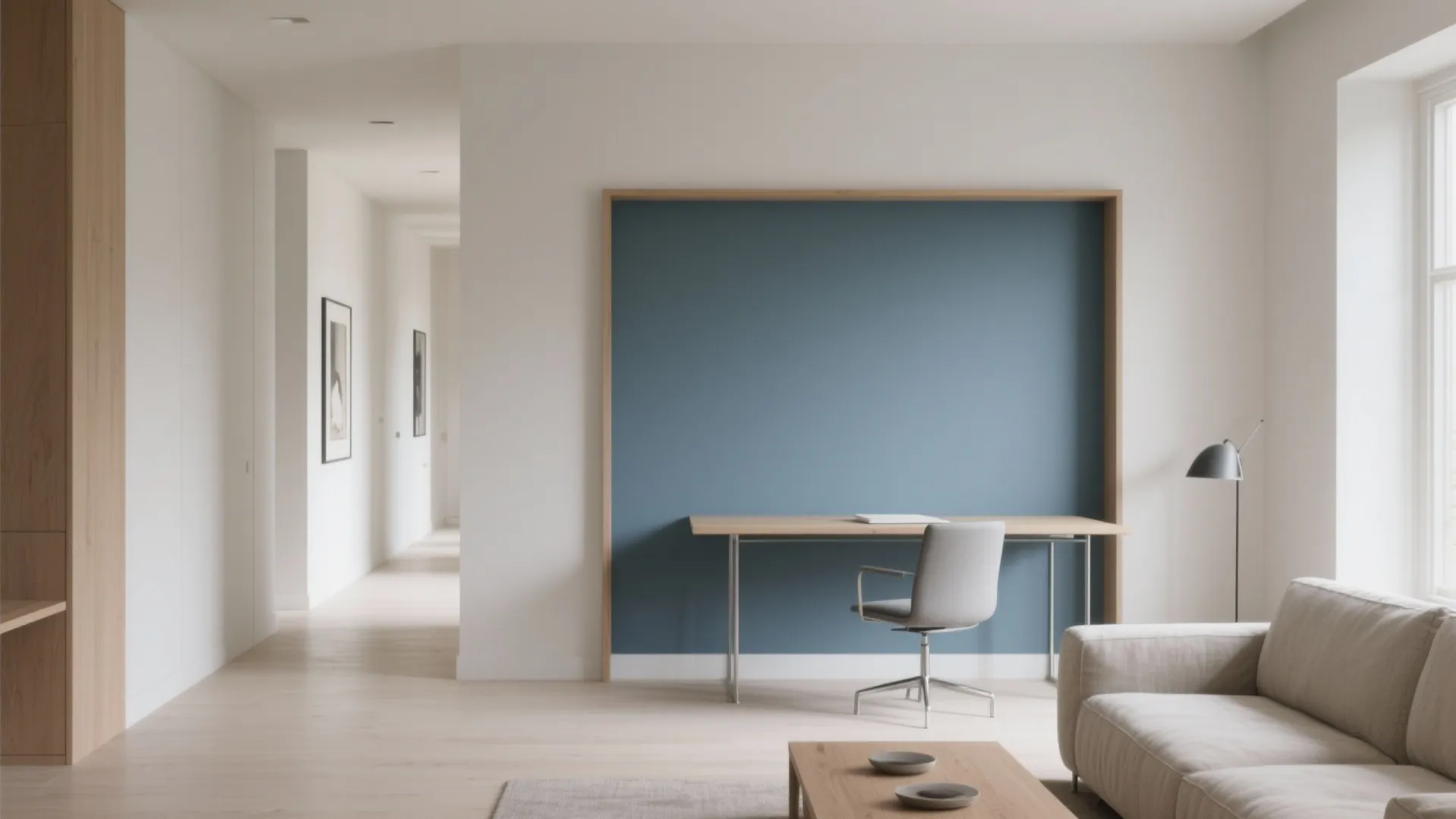 Accent walls and colour-blocking that add depth, not chaos