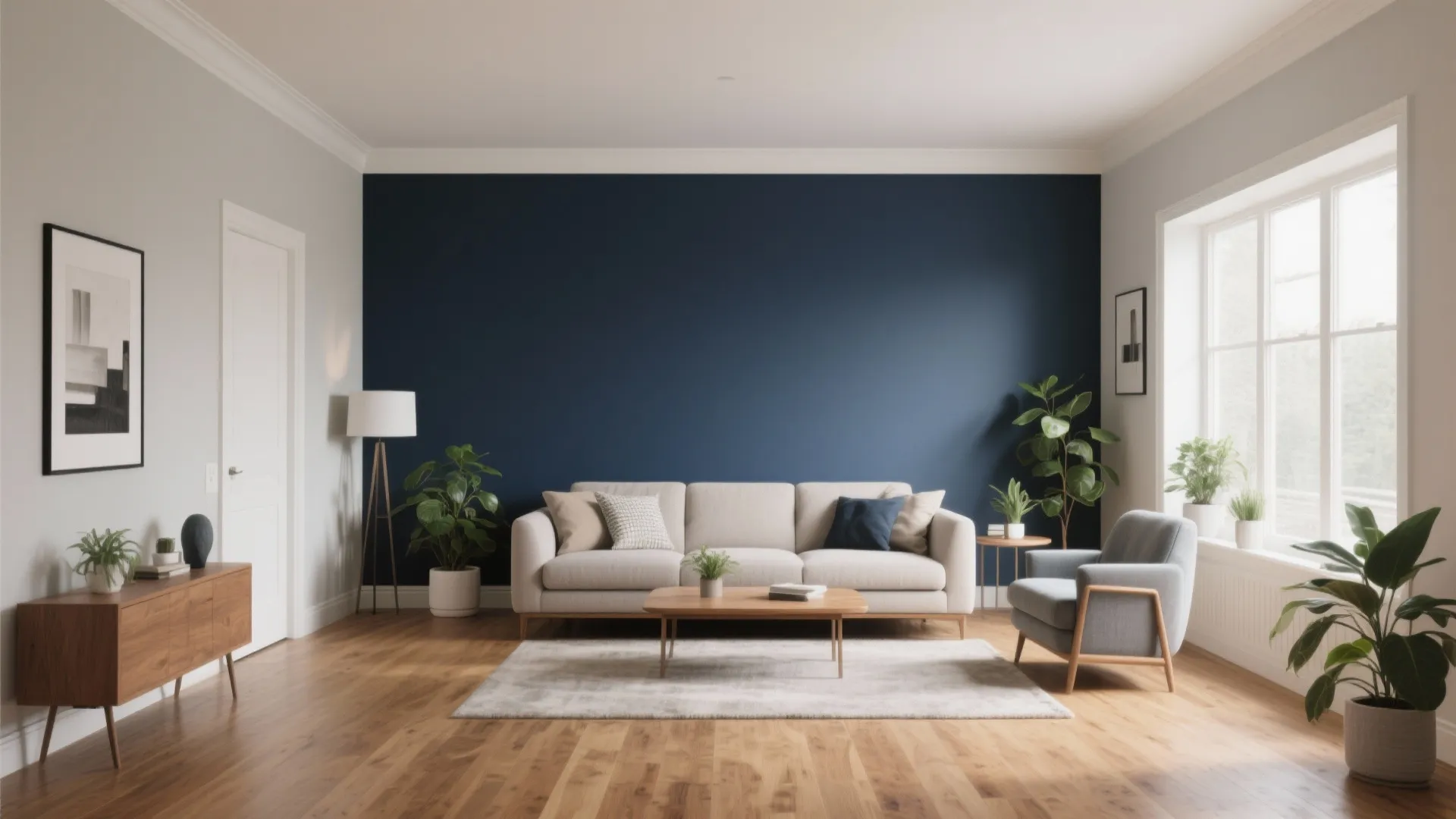 Accent wall for character