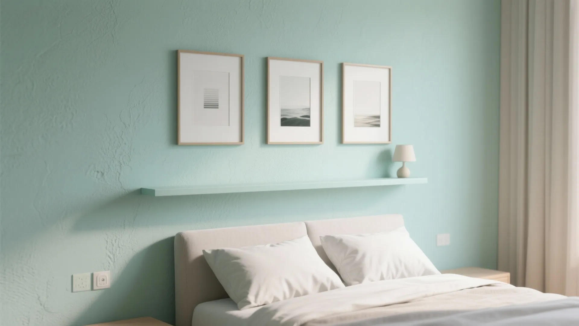 3. Make a modest accent wall work hard