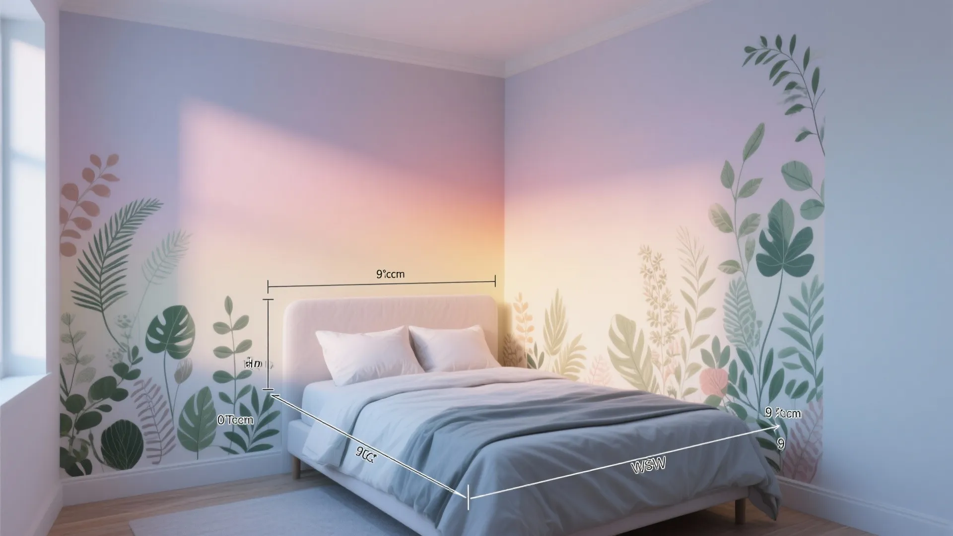 4. Accent Wall with Mural or Decals