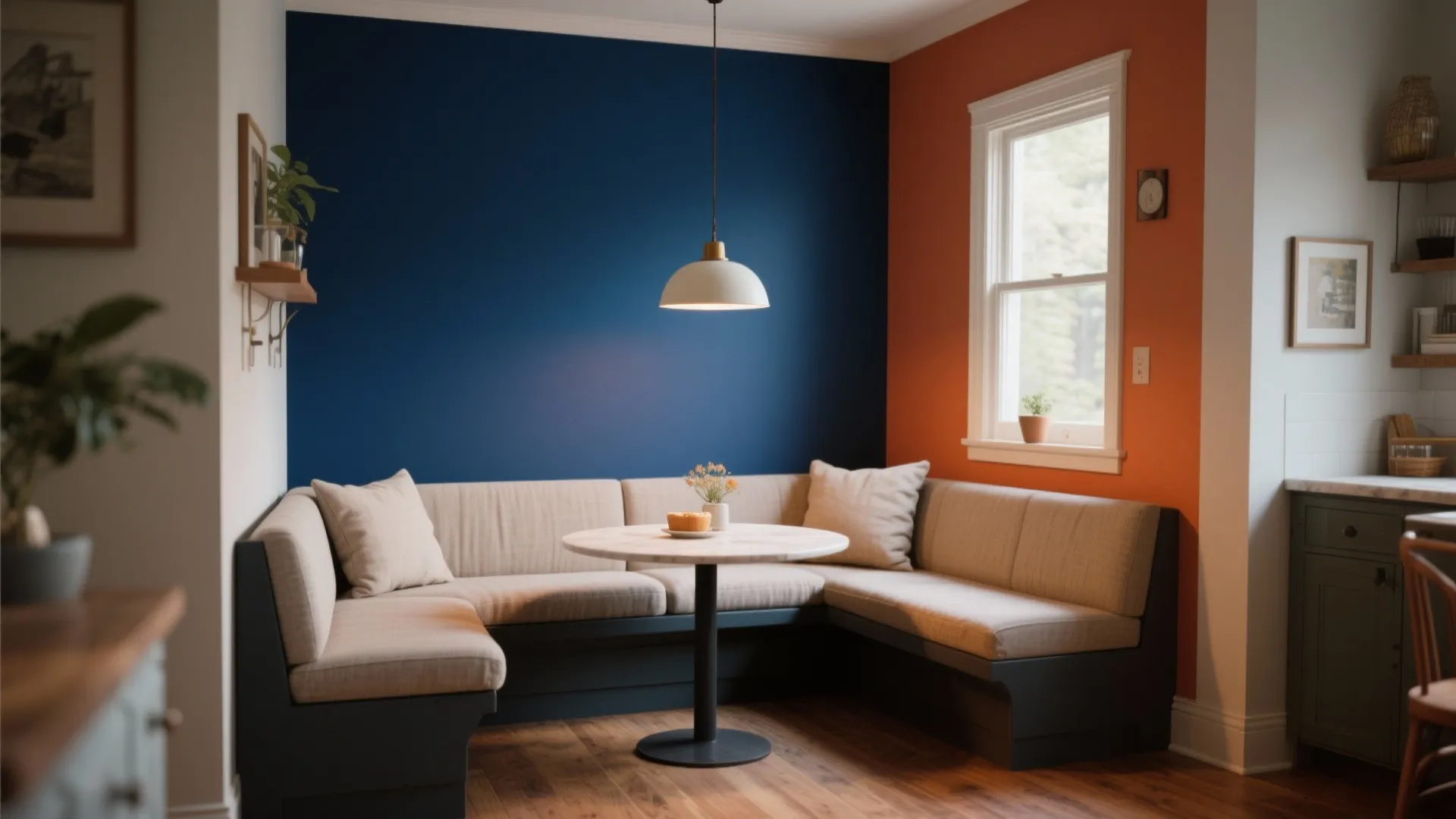 3. Accent Wall or Nook in a Bold Hue