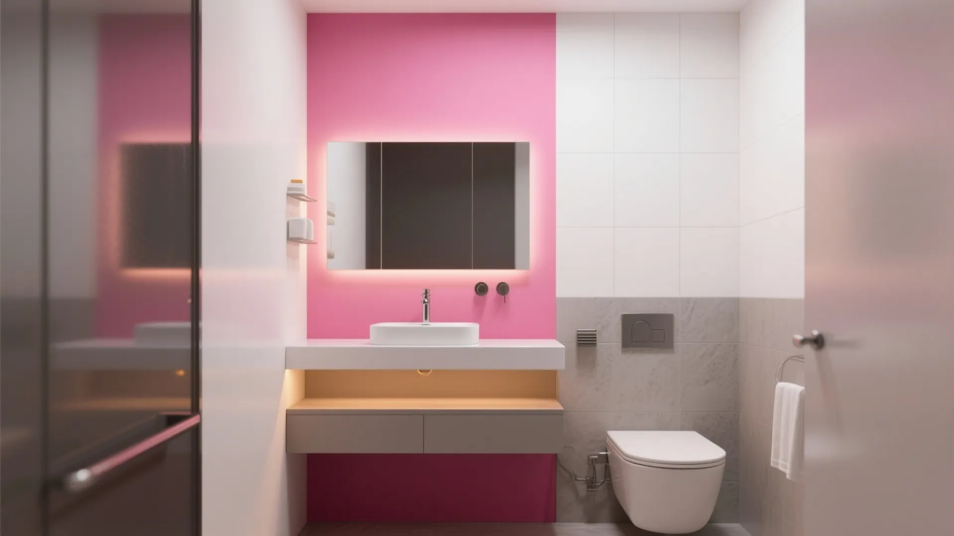 1. Punchy Accent Wall