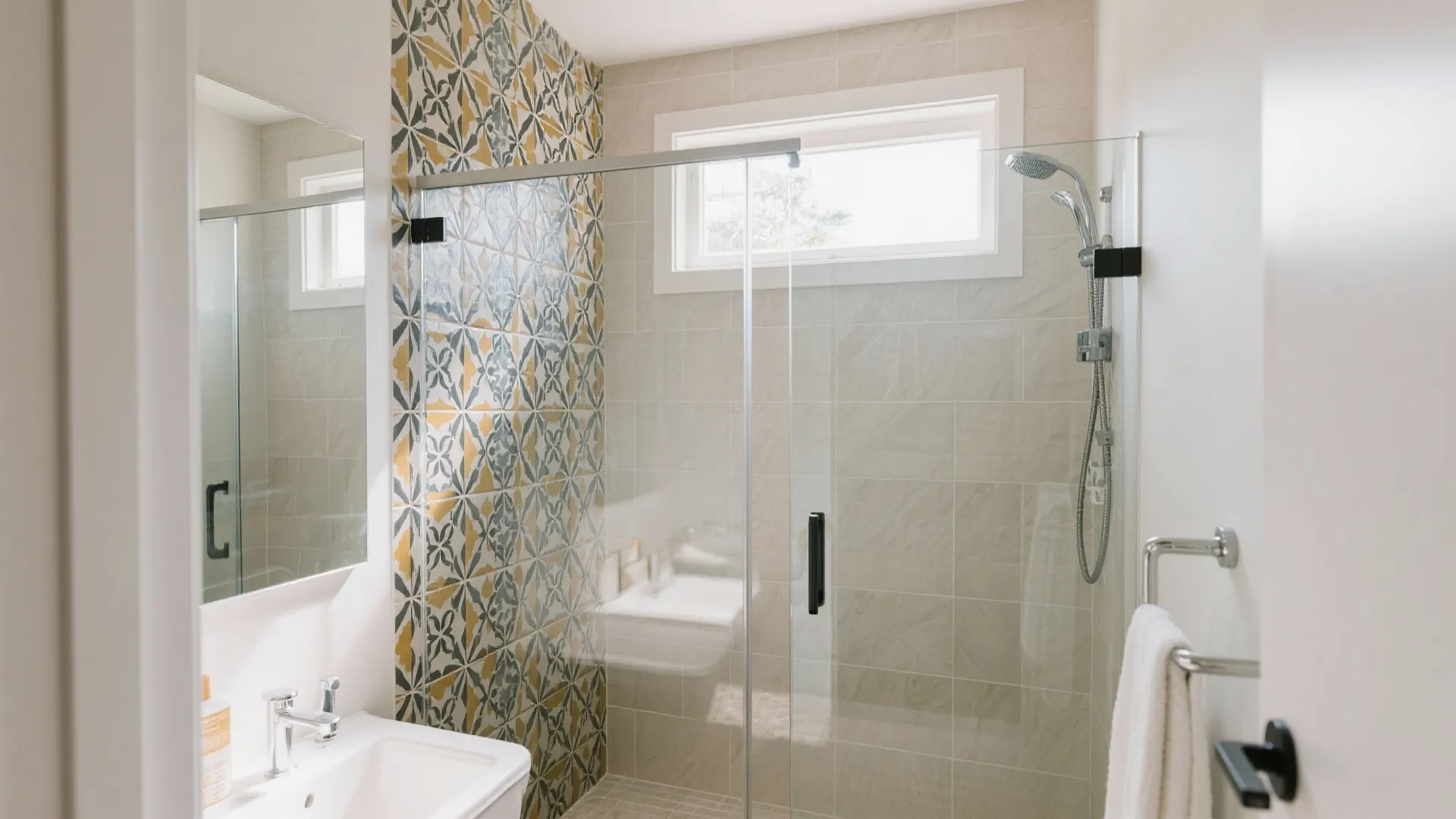 10. Accent Wall in the Shower