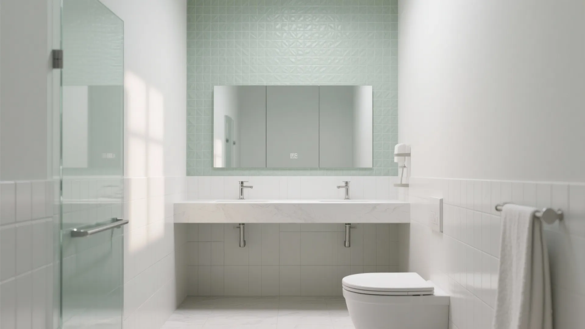 One accent wall, everything else simple