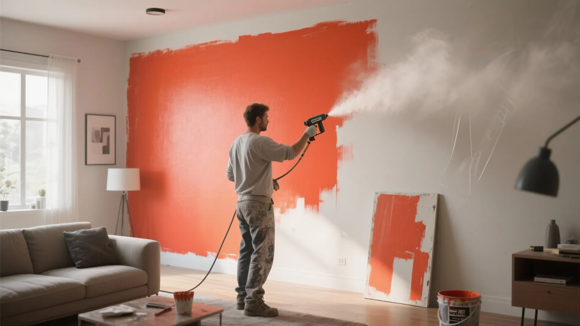 1. Speed Up Accent Walls without Losing Control