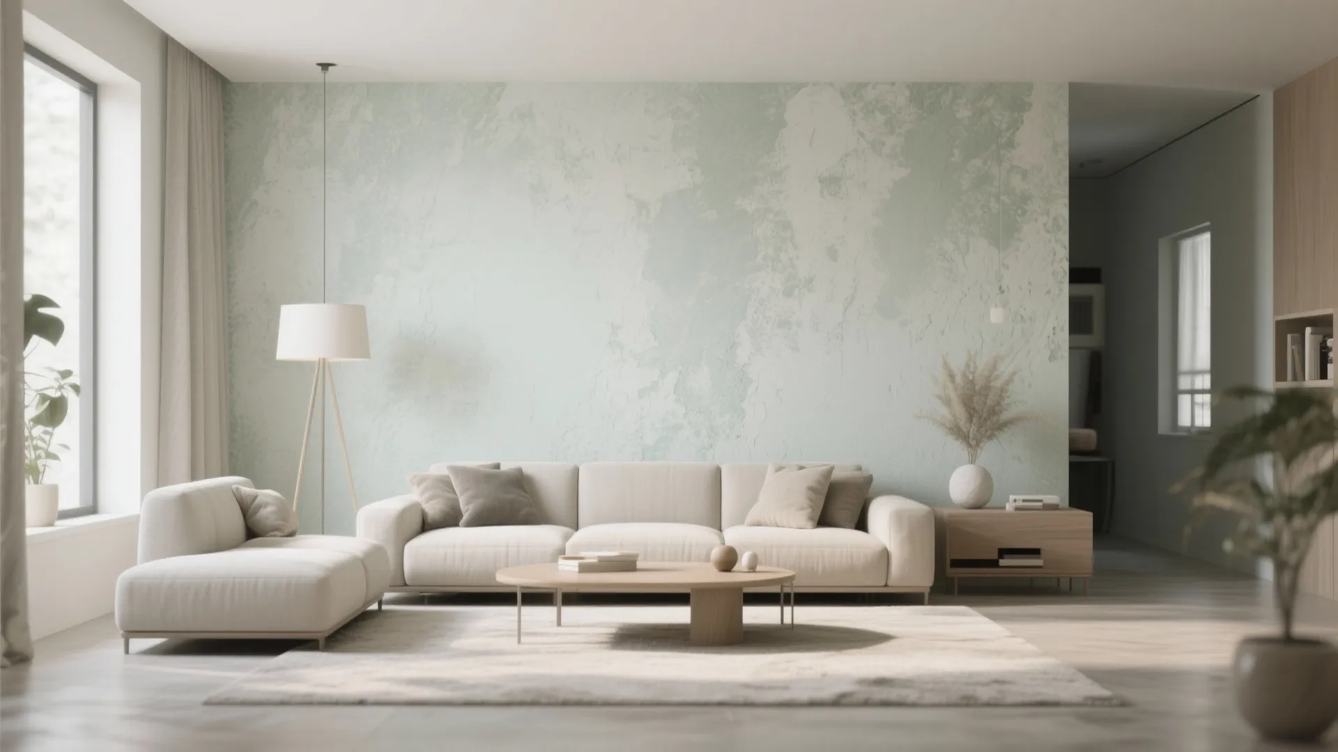 8. Accent Walls with Subtle Textures