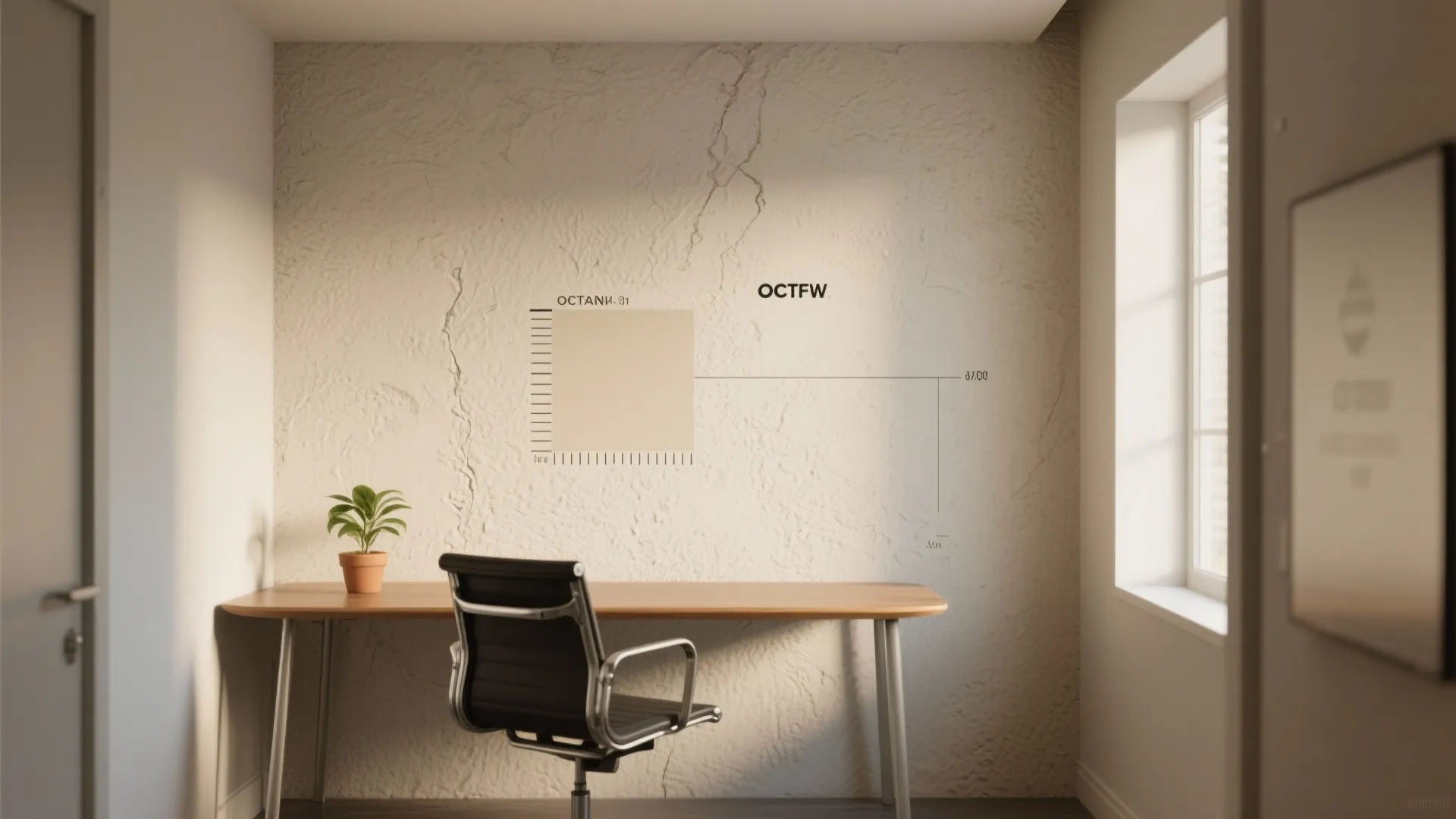 1. Accent Wall with Subtle Texture