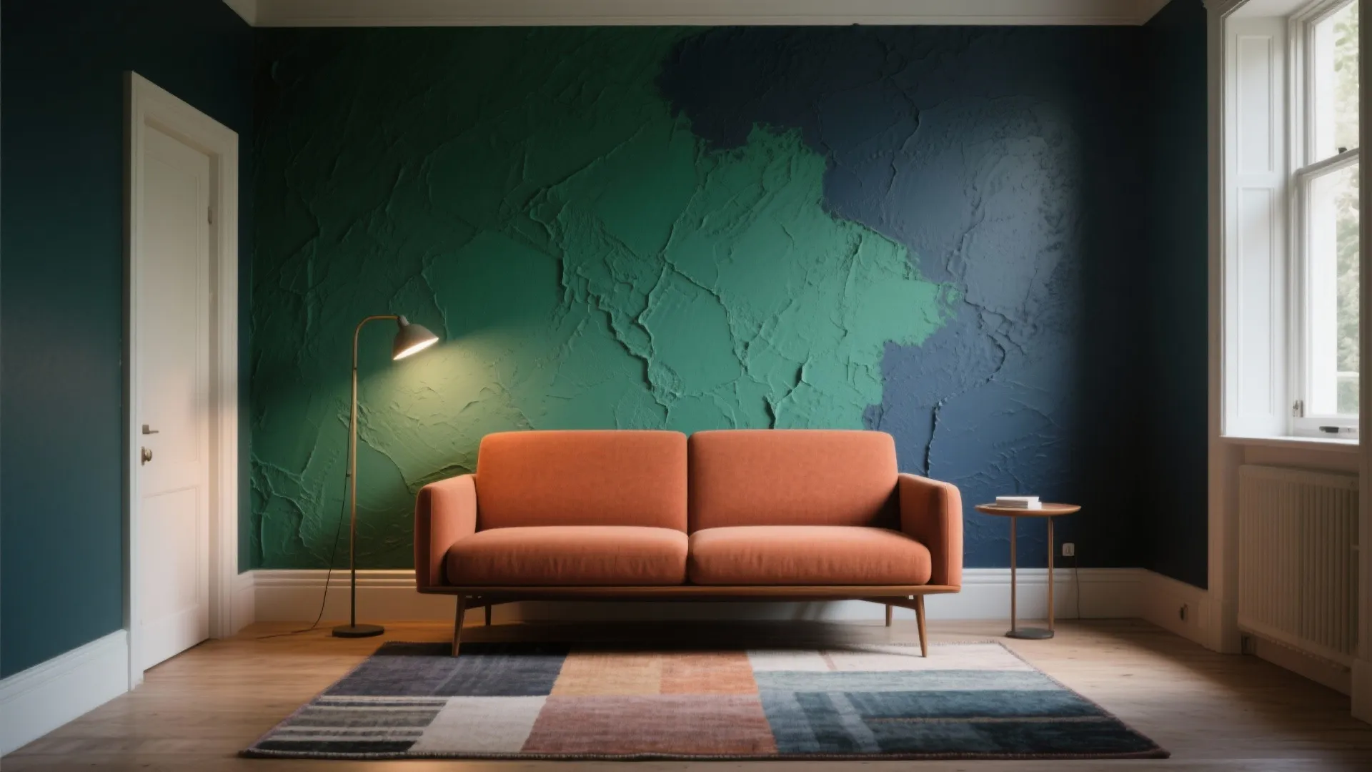 1. Bold Accent Wall with Texture