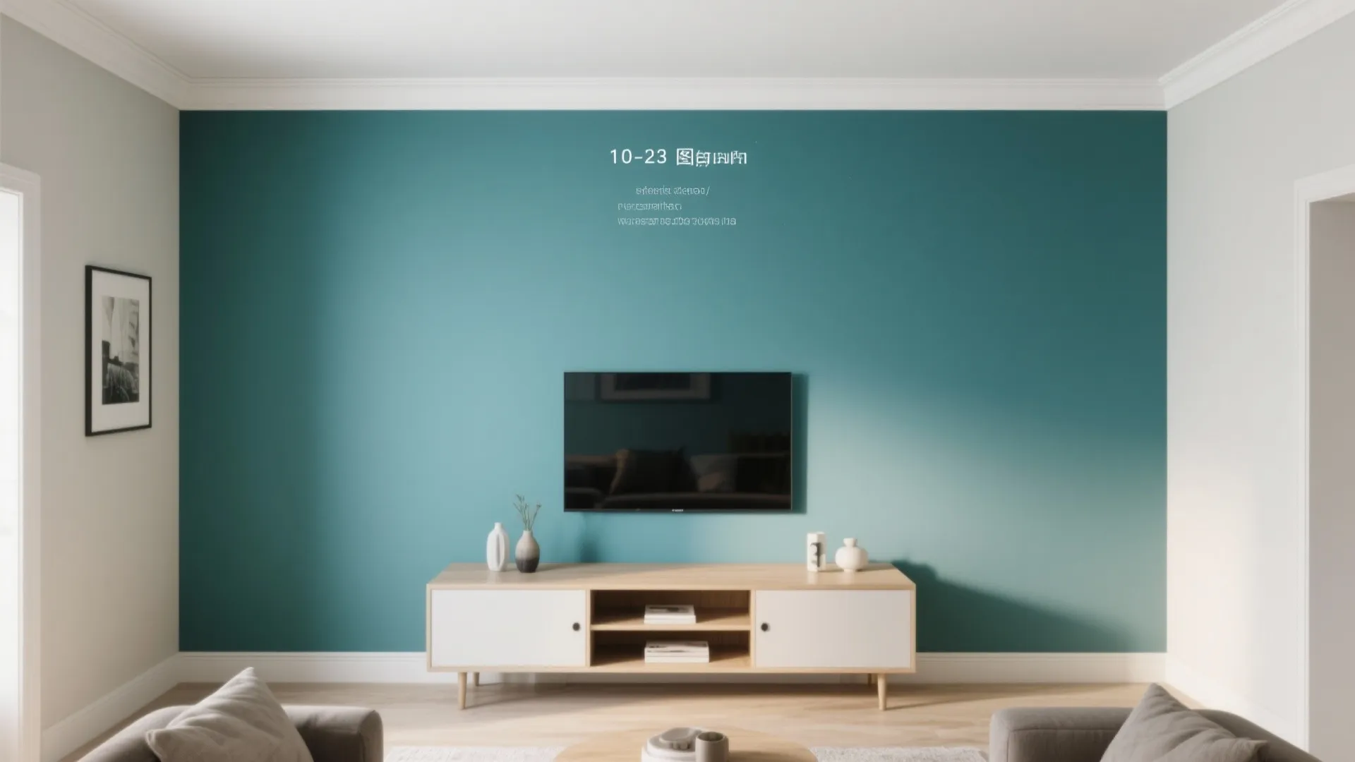 Moody Blue-Green Accent for Depth