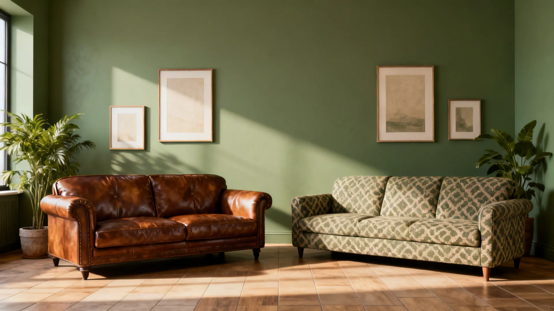 4. Paint or wallpaper a shared backdrop