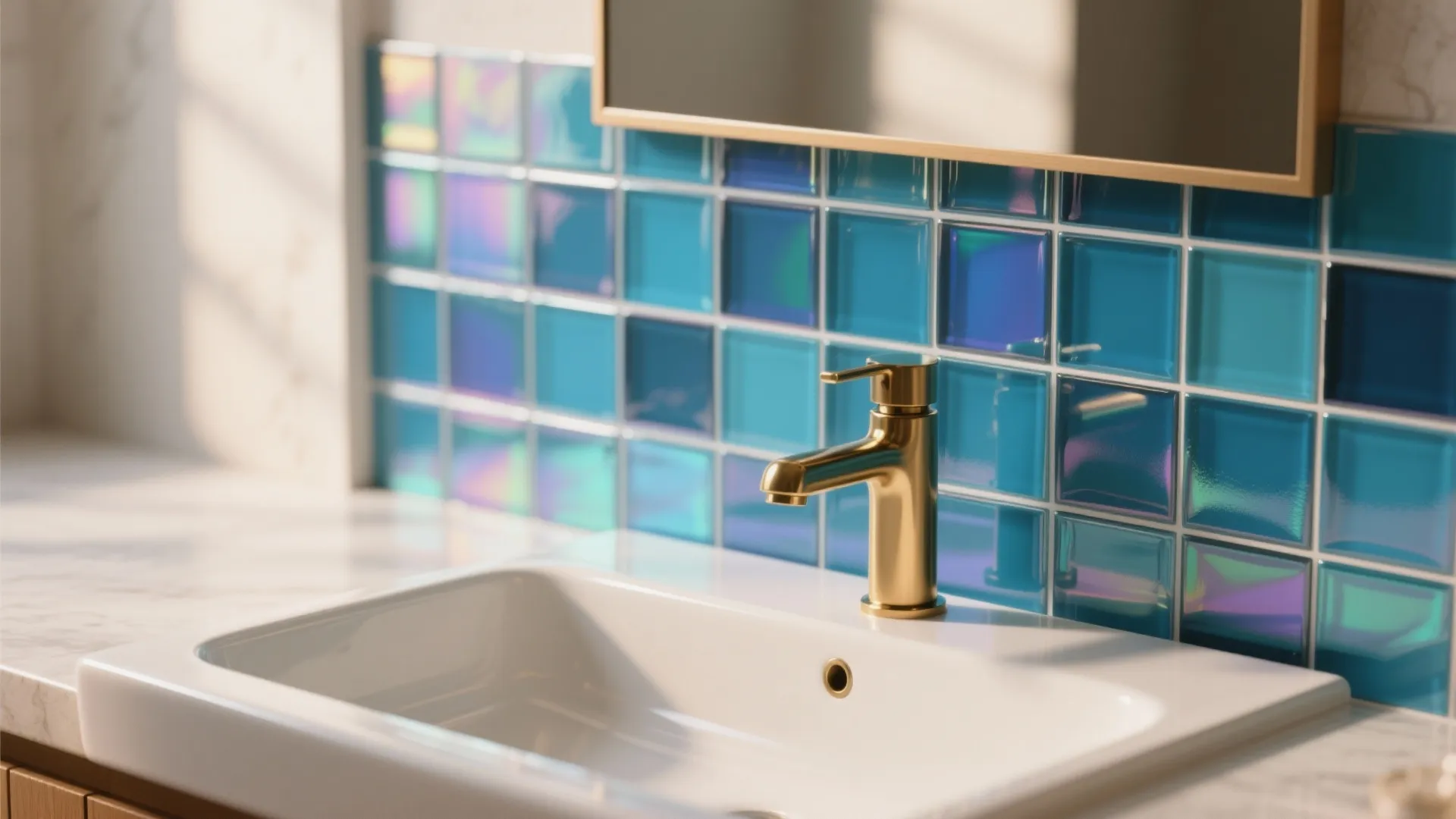 1. Accent Wall Behind the Vanity