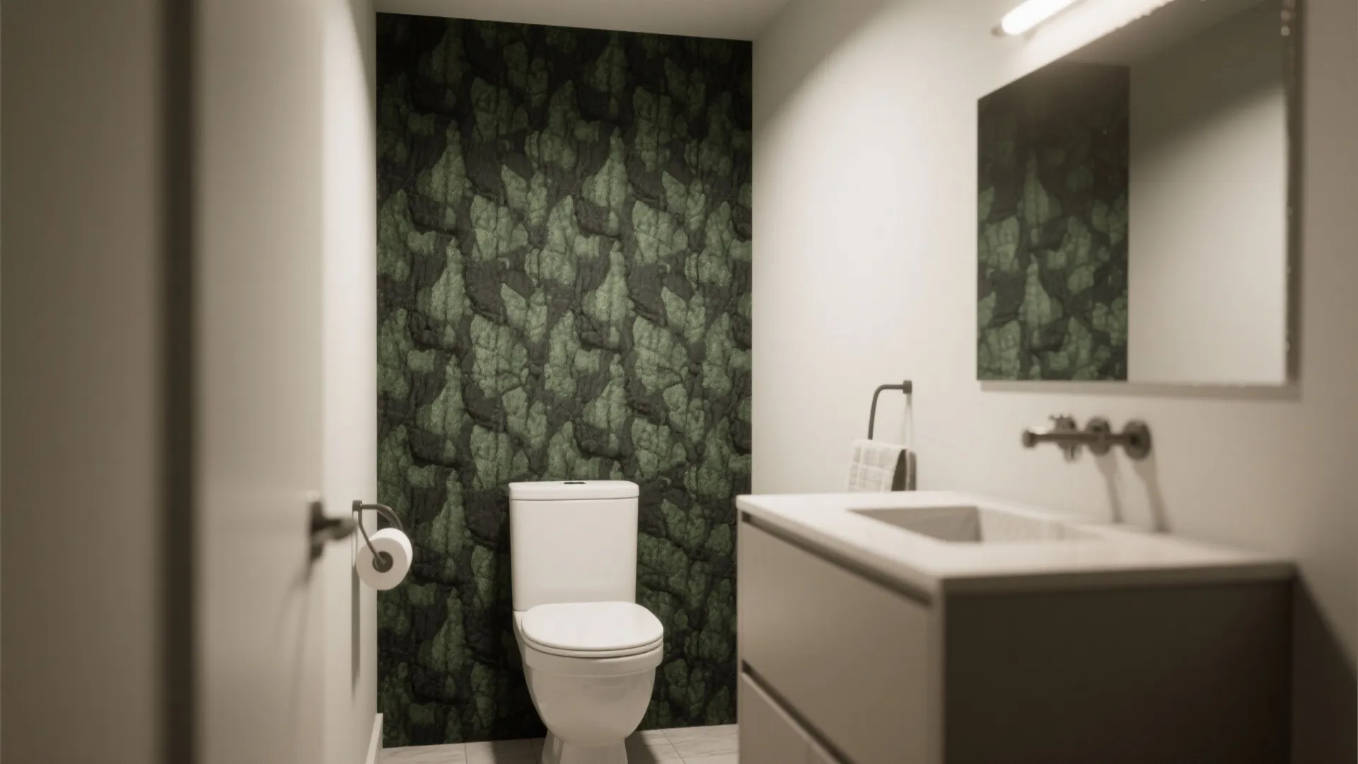 3. Bold Wallpaper on One Wall