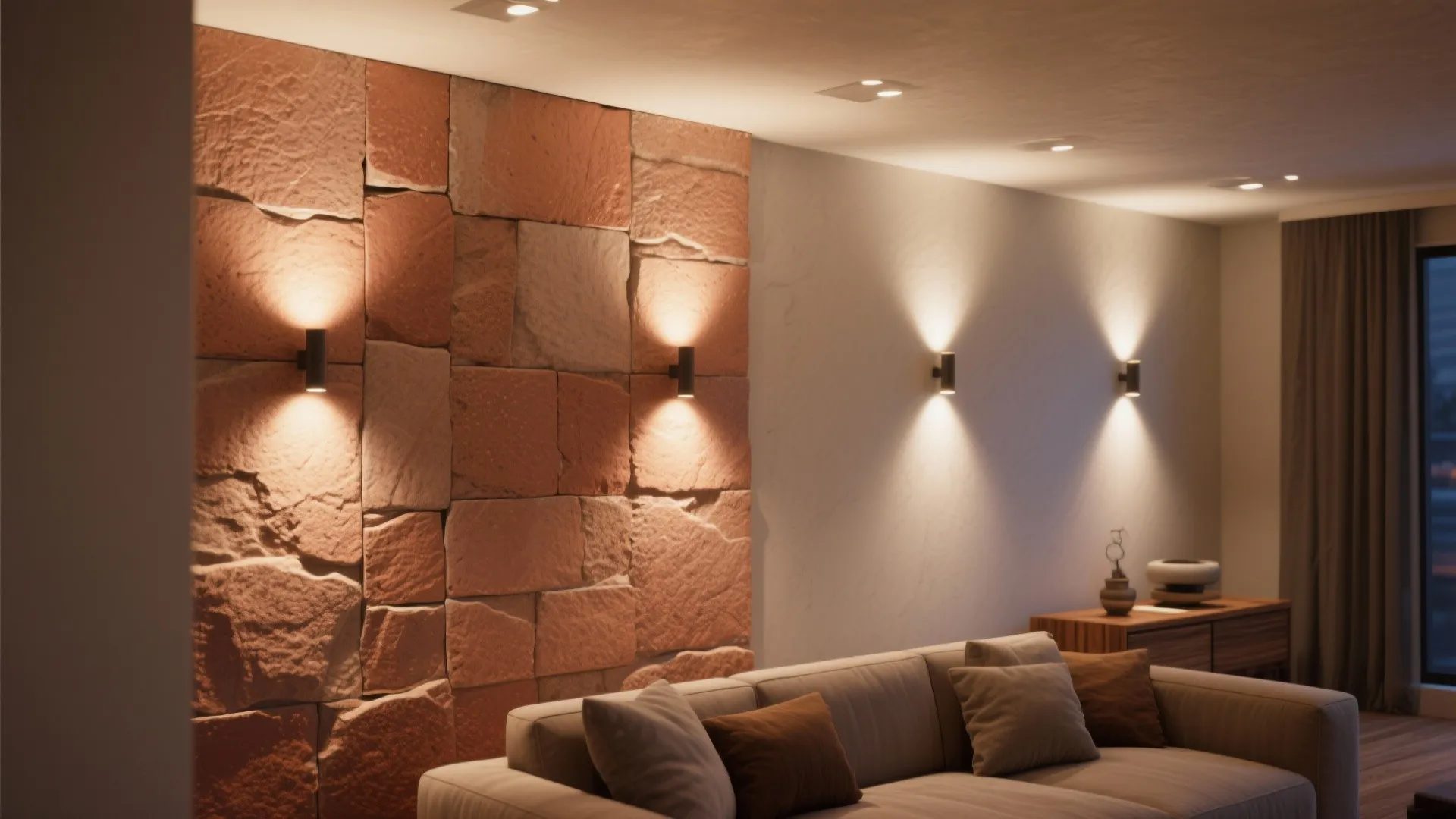 Accent Walls with Up/Down Washers