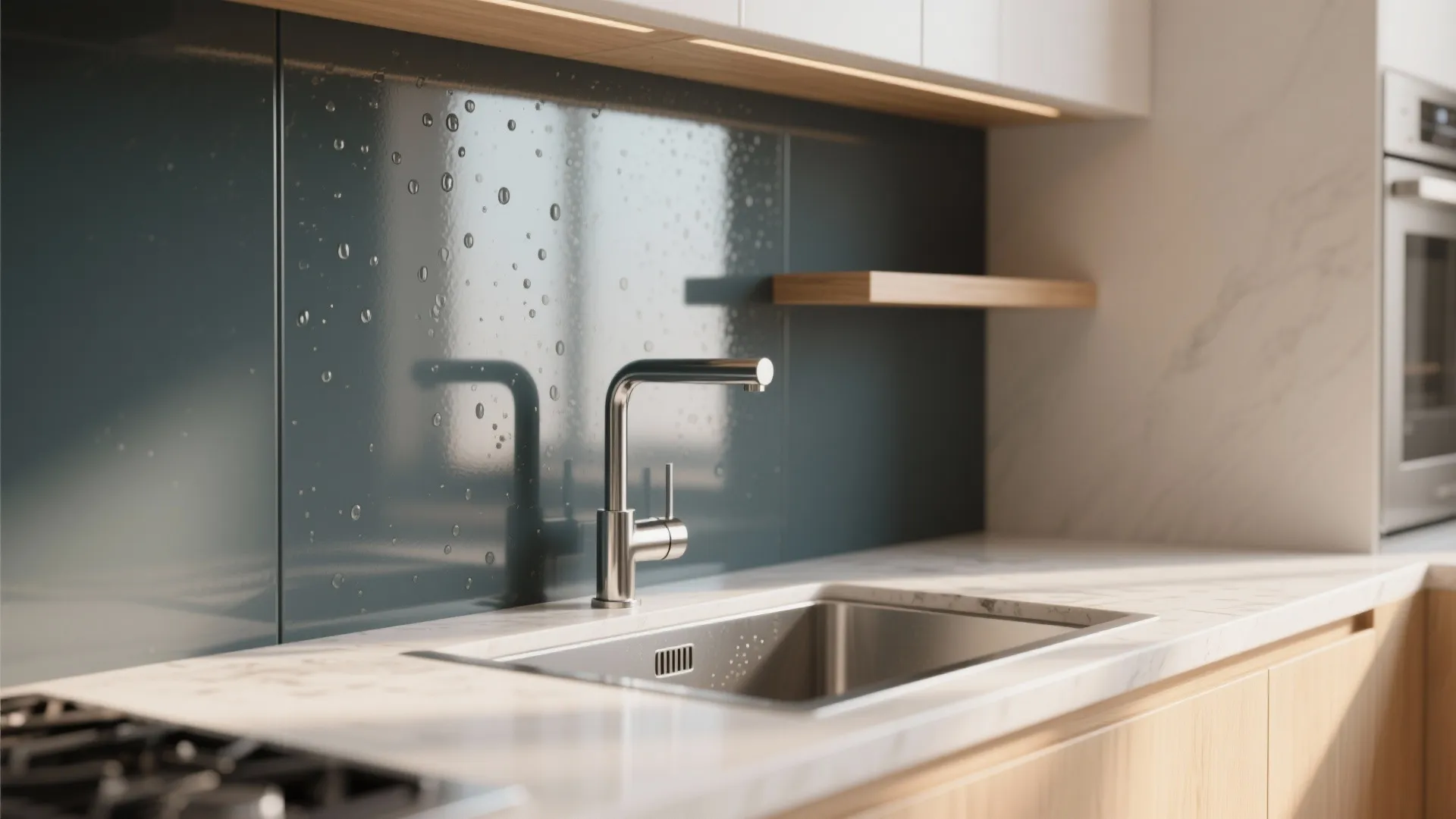 4. Create an accent zone with durable finish coatings