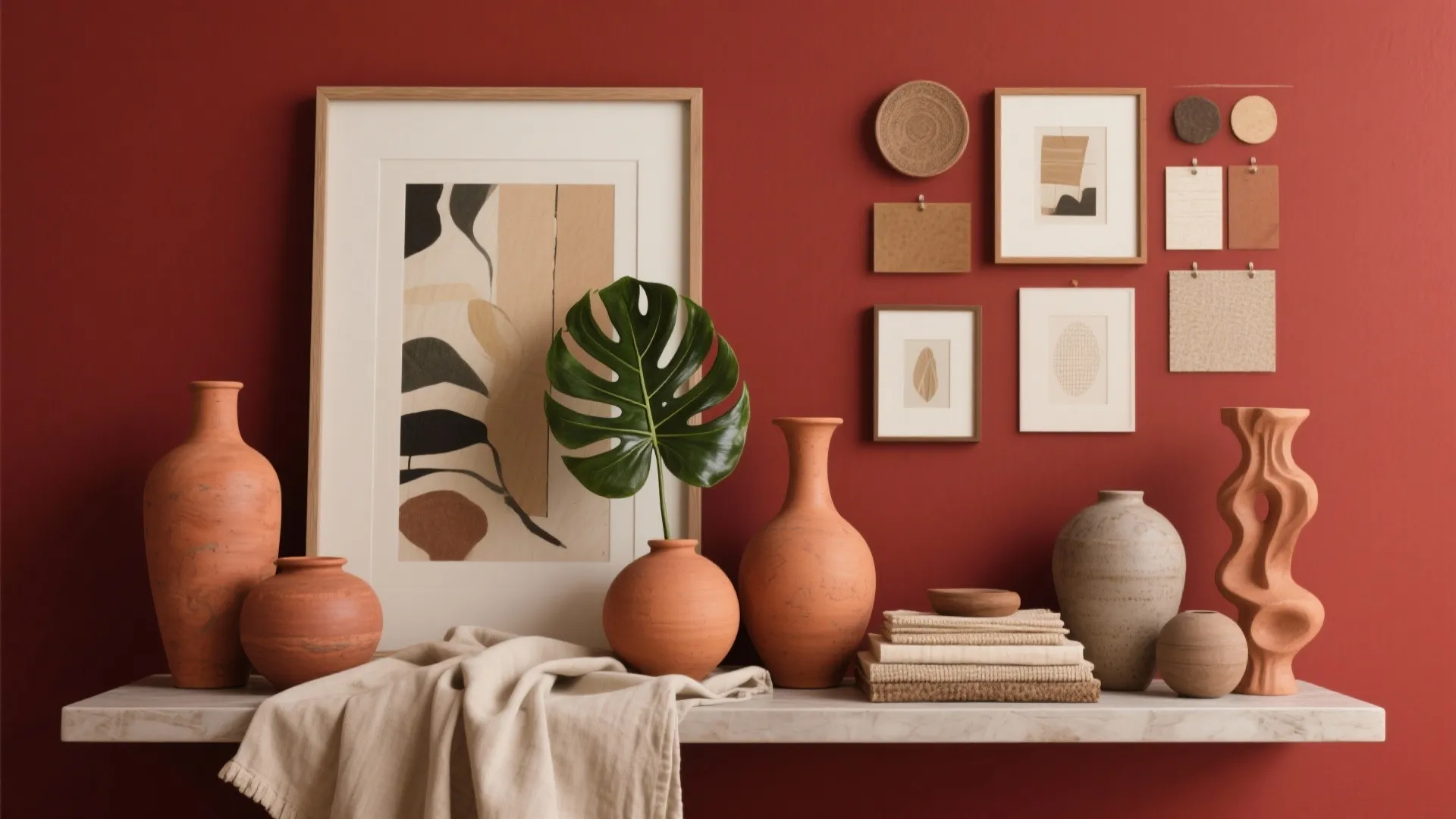 5. Embrace accents—art, ceramics, and plants