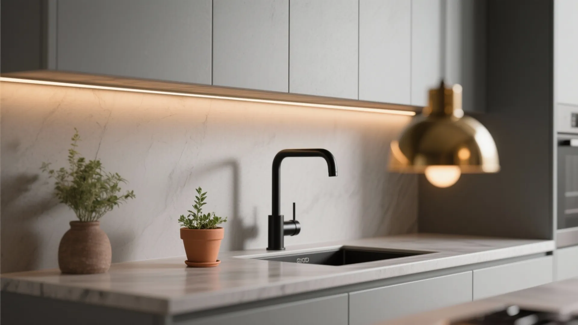 5. Accents and Lighting to Elevate Gray