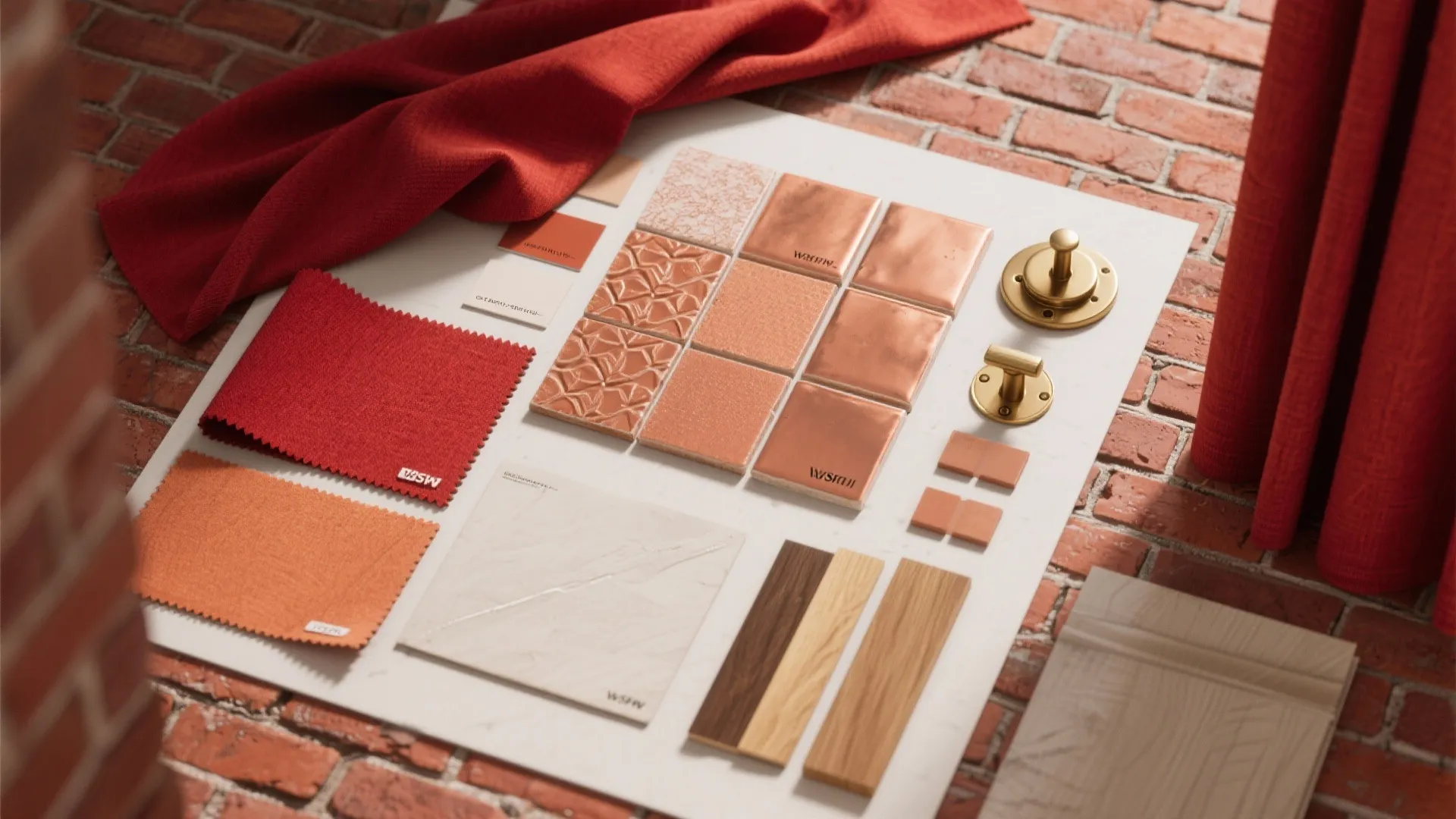 5. Accent Reds, Terracotta and Metallics
