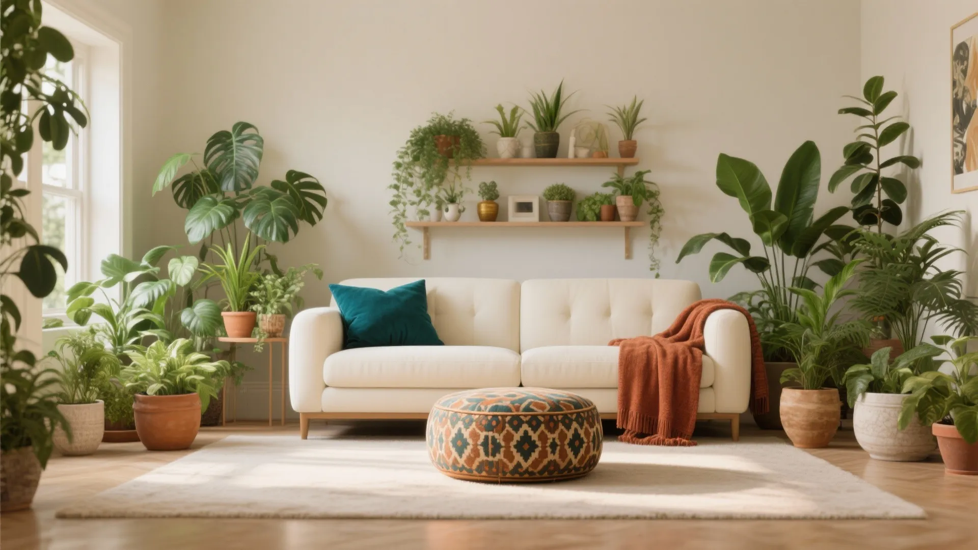 5. Add bold accents and plants