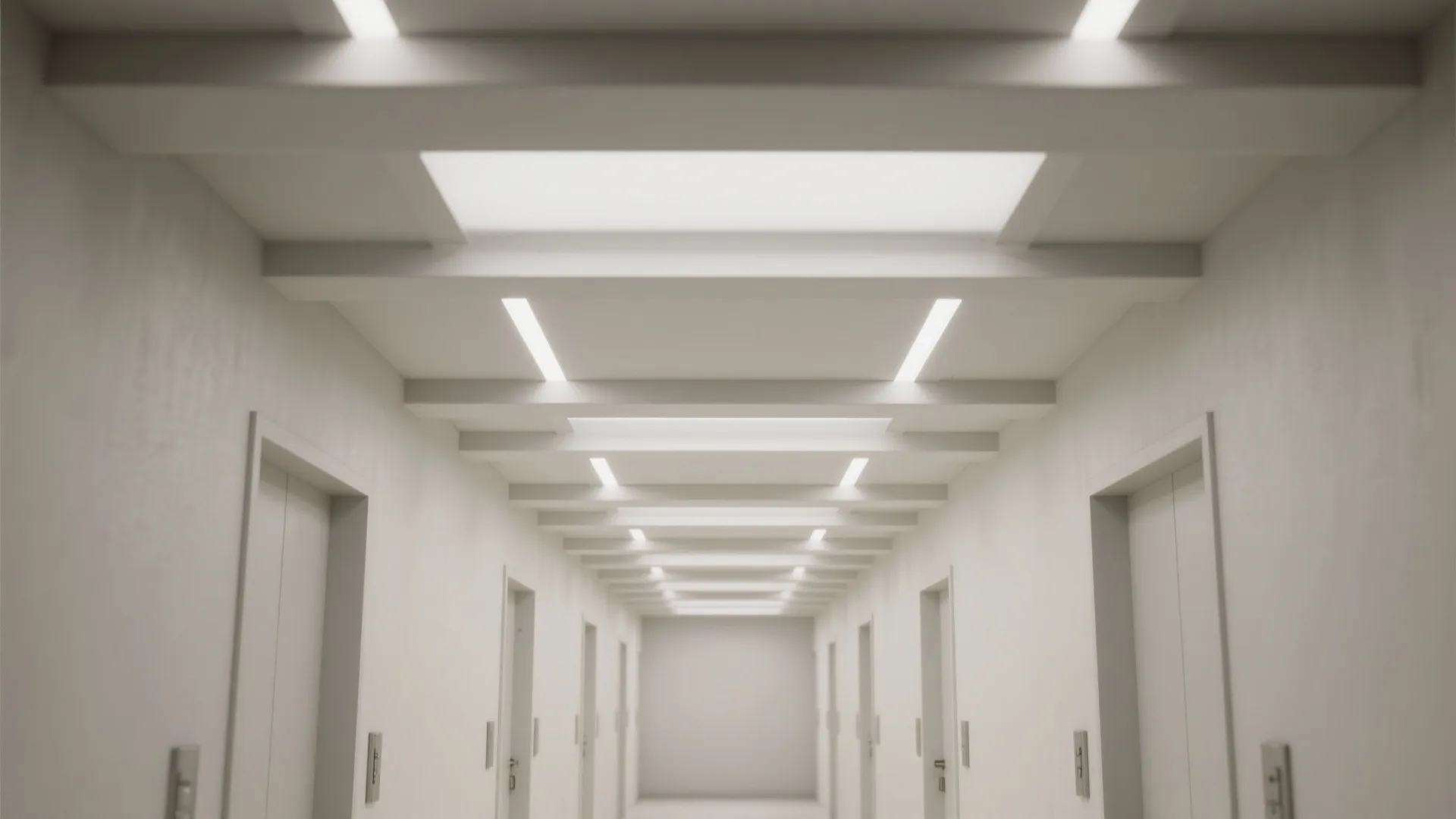 Service-Savvy Ceiling: Access Panels and Simple Lines