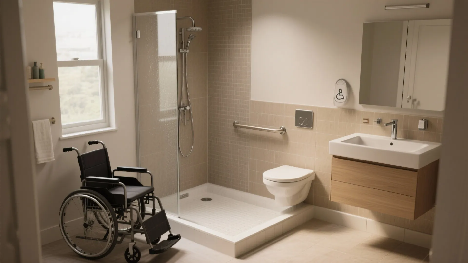 5. Accessibility-first mini wet room