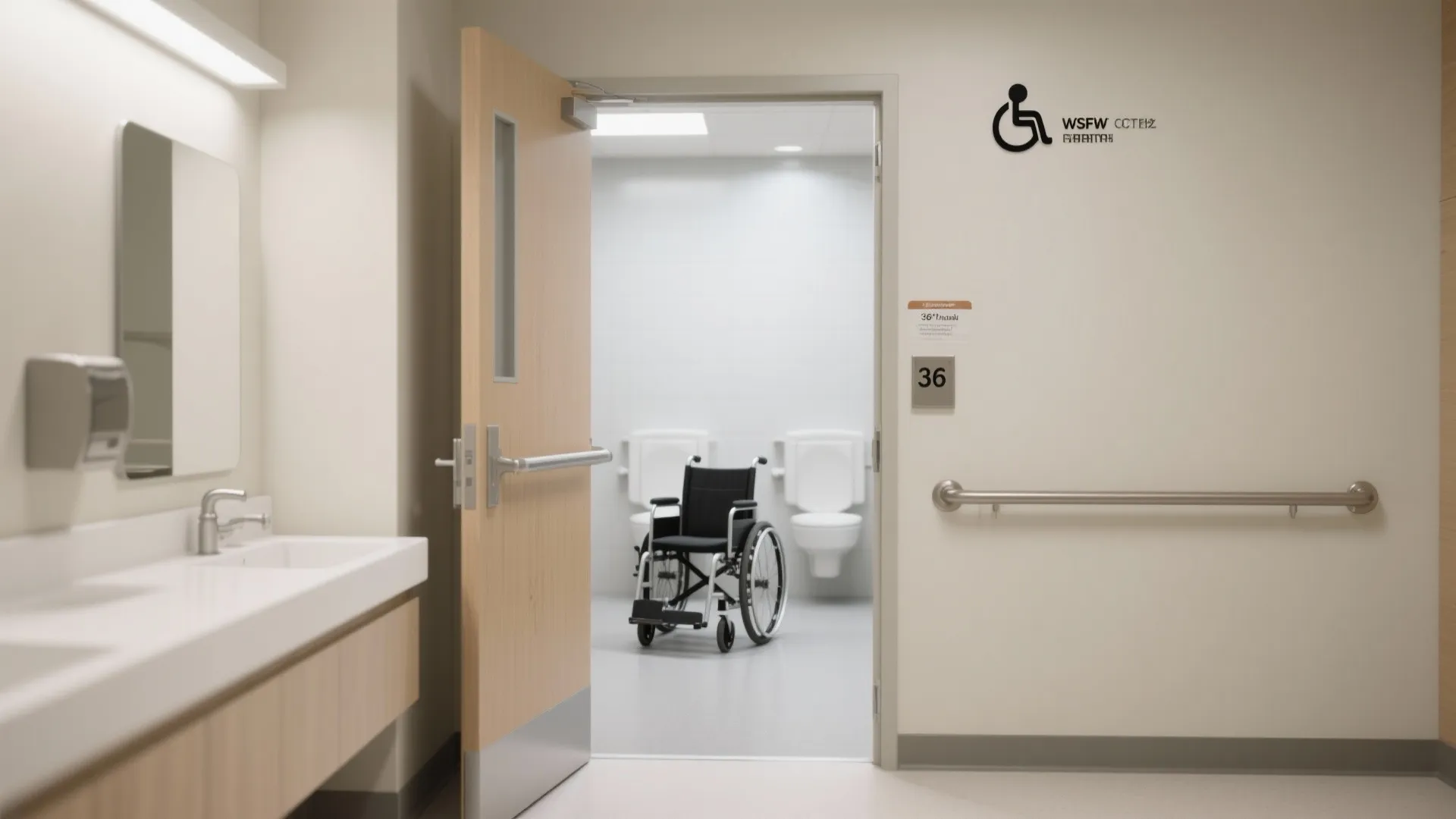 5. Wider clearances for accessibility