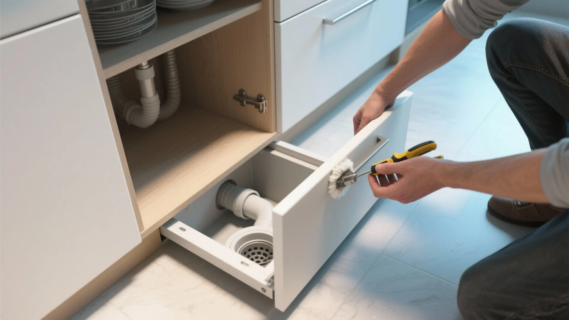 4. Make drains accessible for routine cleaning