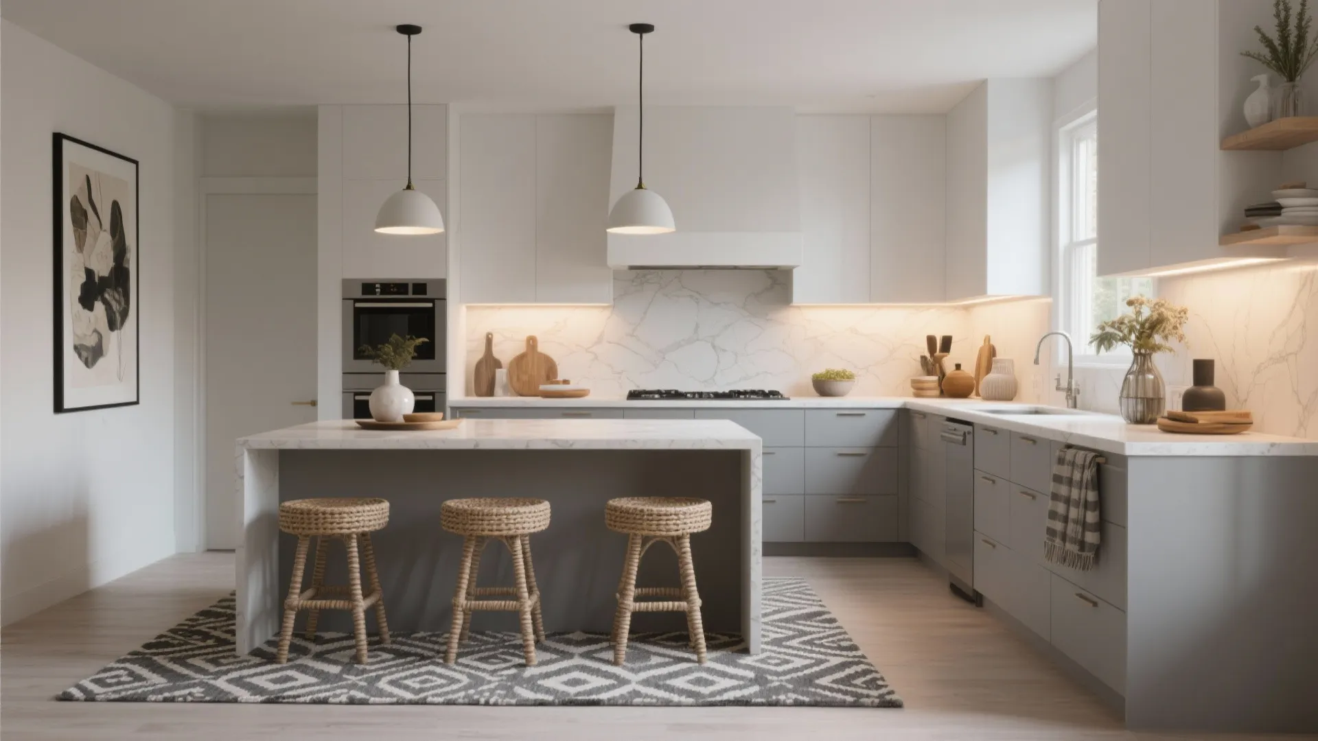 5. Layered accessories and lighting