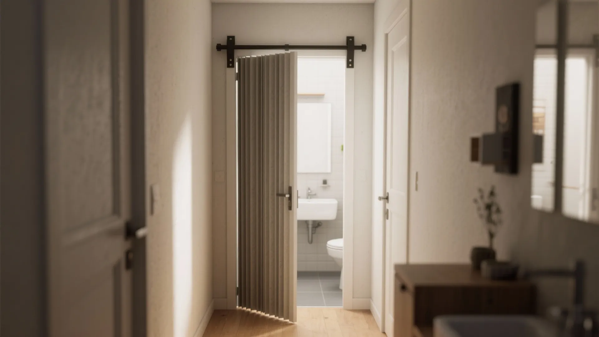 5. Pocket Folding (Accordion) Doors — Budget Friendly Flexibility