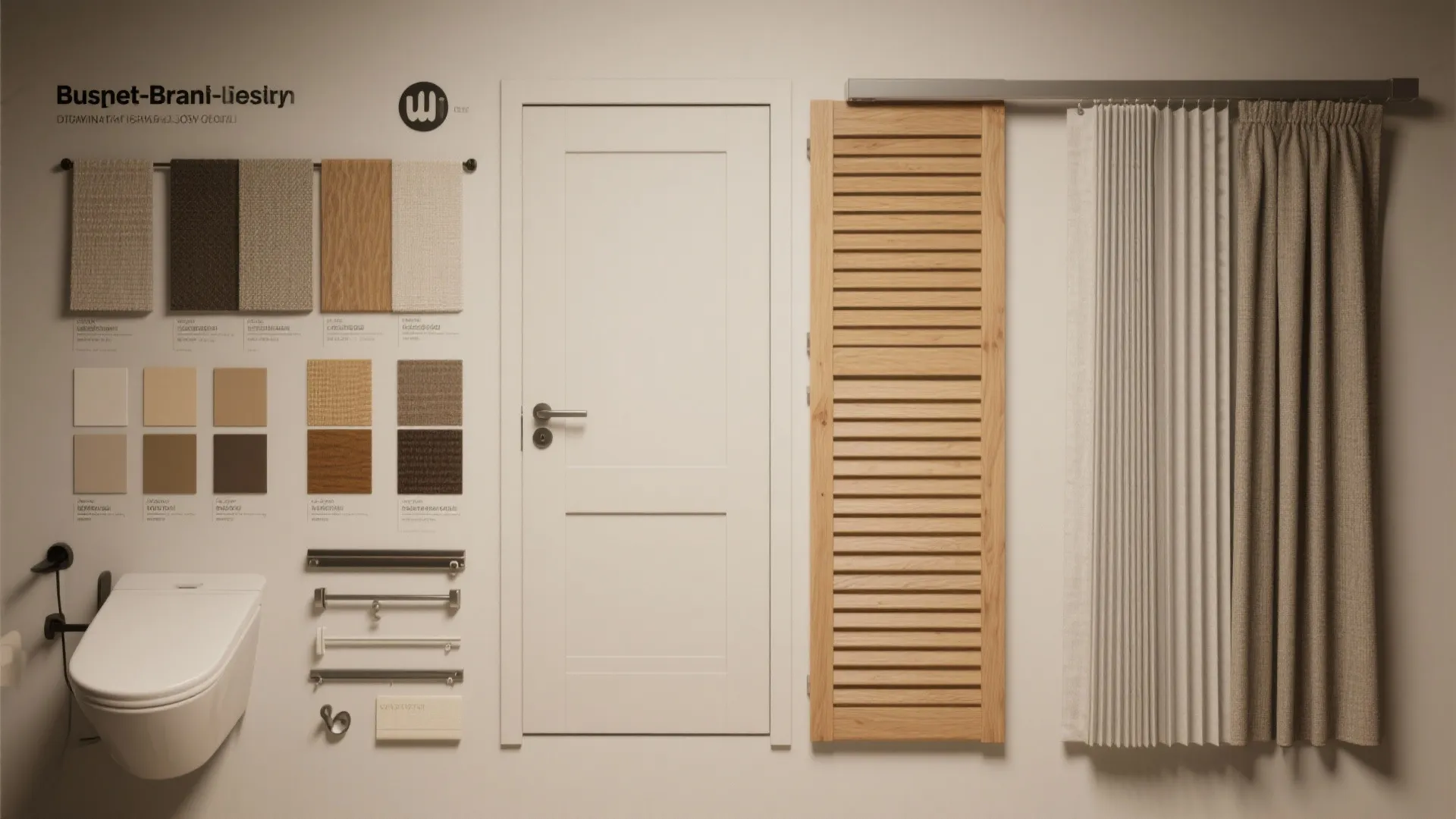 Tip 5: Accordion, louvered or curtain solutions — ultra-budget and flexible